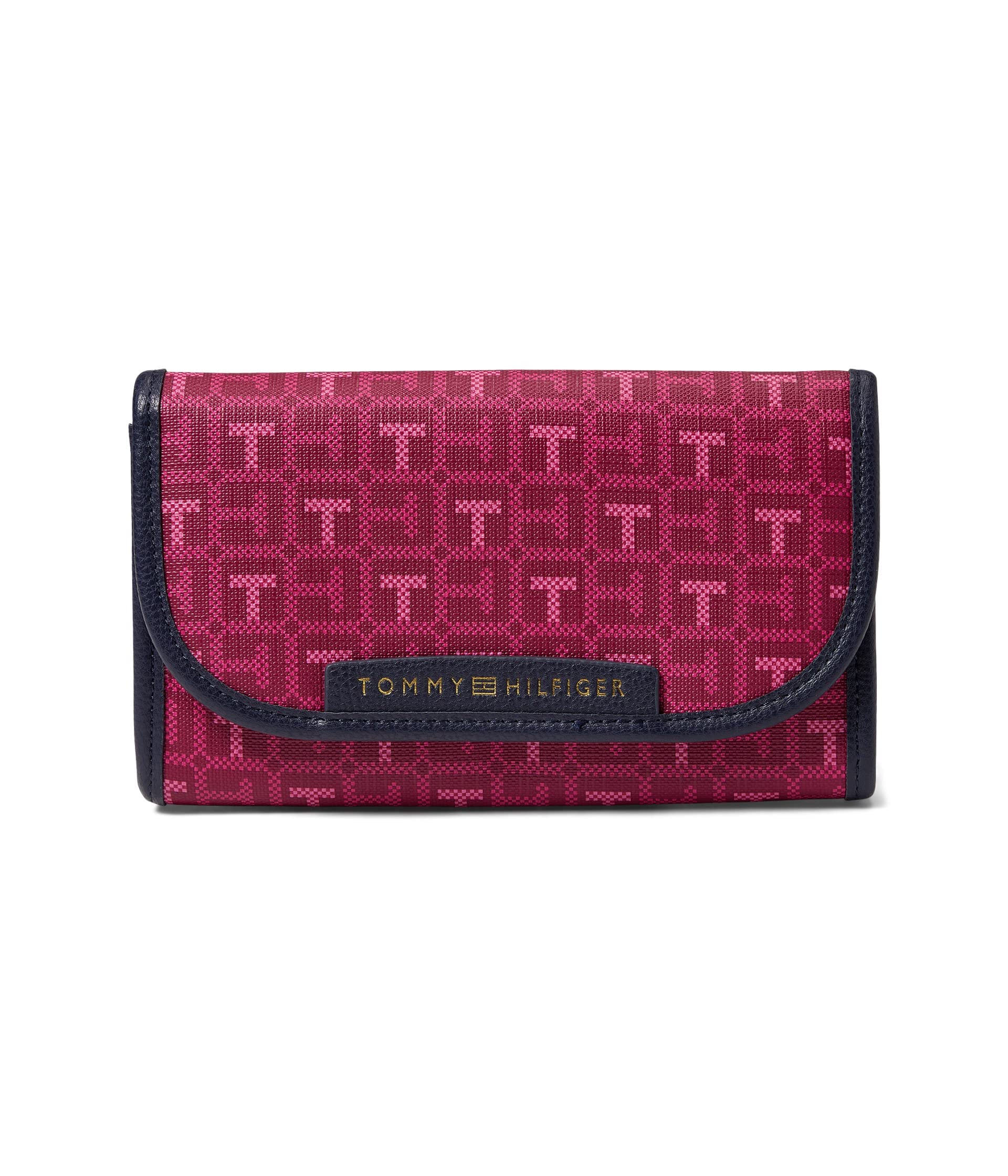 Стильний жіночий гаманець Tommy Hilfiger з логотипом 1159851792 (Рожевий One size) — фото 1