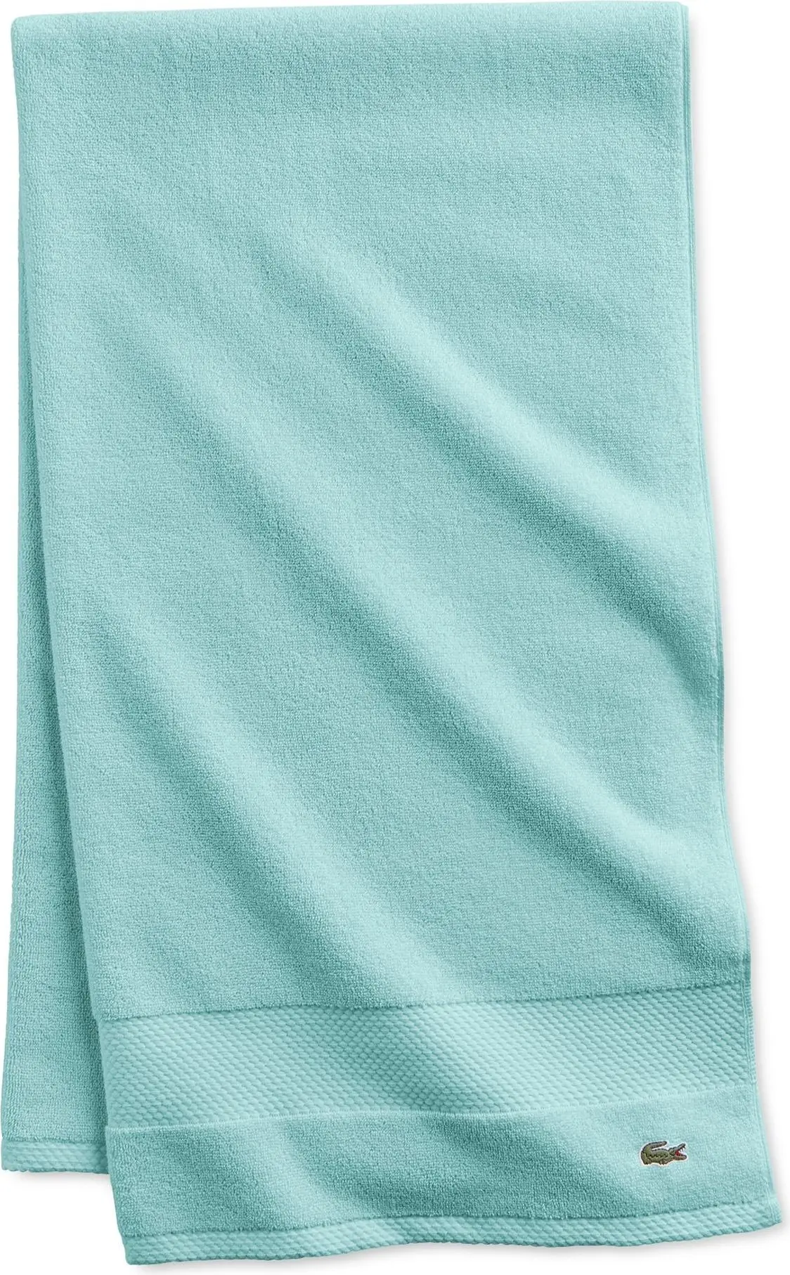 Рушник банний Lacoste з антимікробної бавовни Supima 1159852385 (Зелений One size) — фото 2