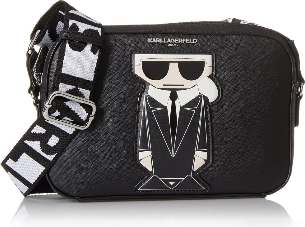 Сумка через плече Karl Lagerfeld Paris кроссбоді 1159853966 Чорний — фото 3