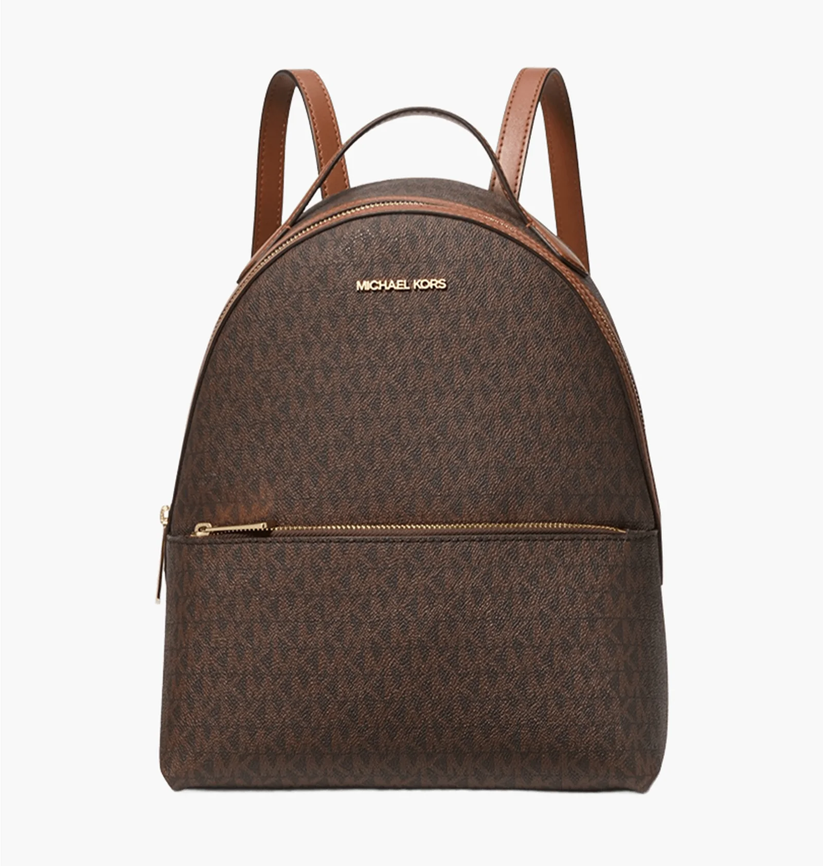 Michael Kors Sheila Medium Logo Backpack brown — фото 1