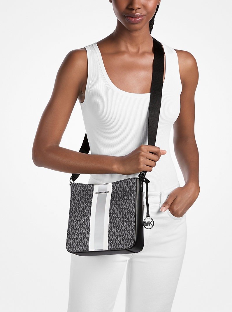 Жіноча сумка кросбоді Jet Set Travel Michael Kors на блискавці 1159857927 Чорний — фото 1