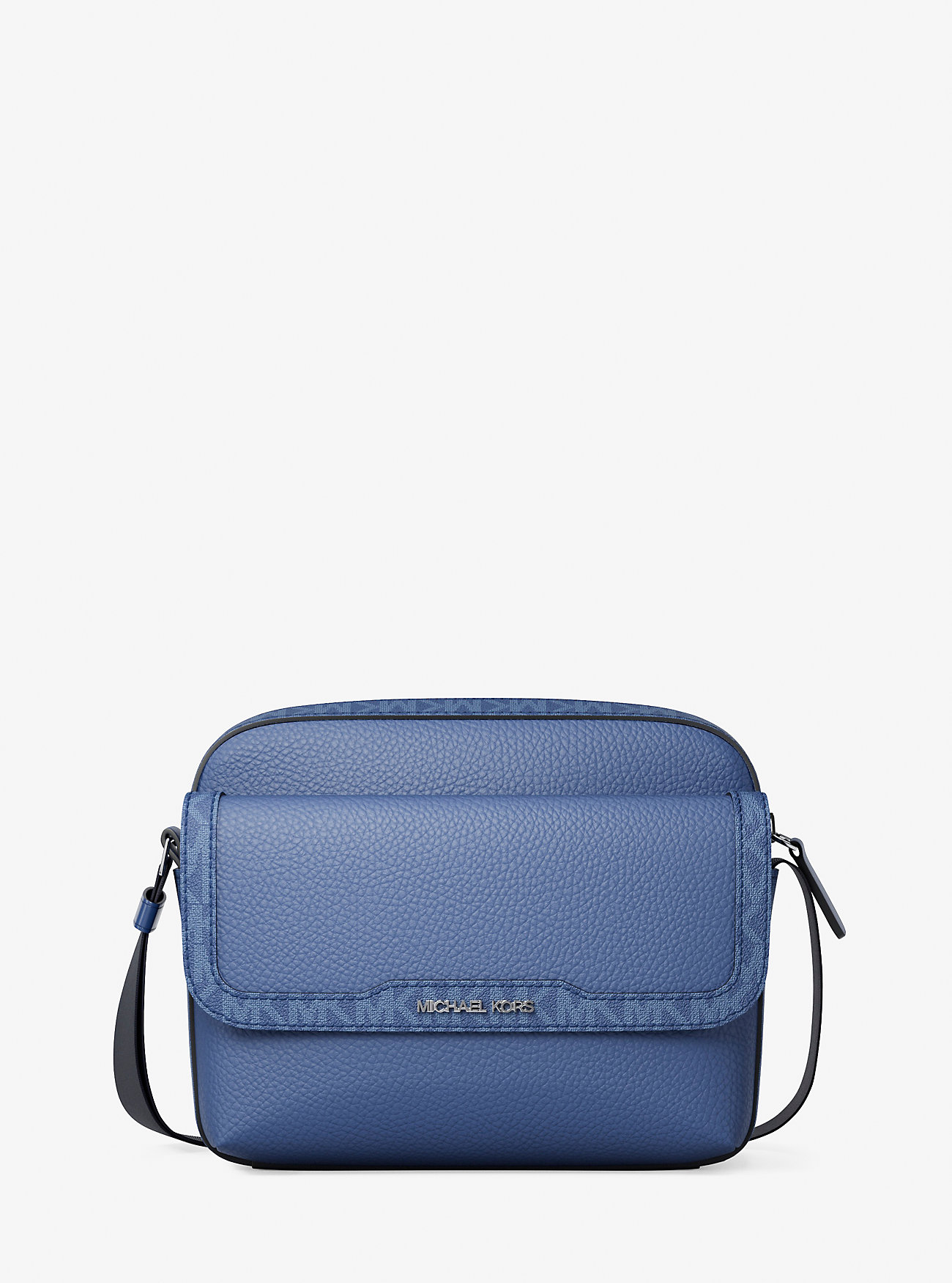 Шкіряна сумка через плече Cooper Michael Kors кроссбоді 1159859295 Синій — фото 1