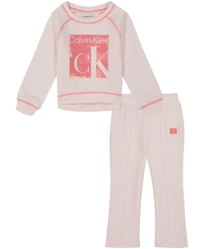 Дитячий костюм на флісі Calvin Klein світшот та штани 1159804394 — фото 1