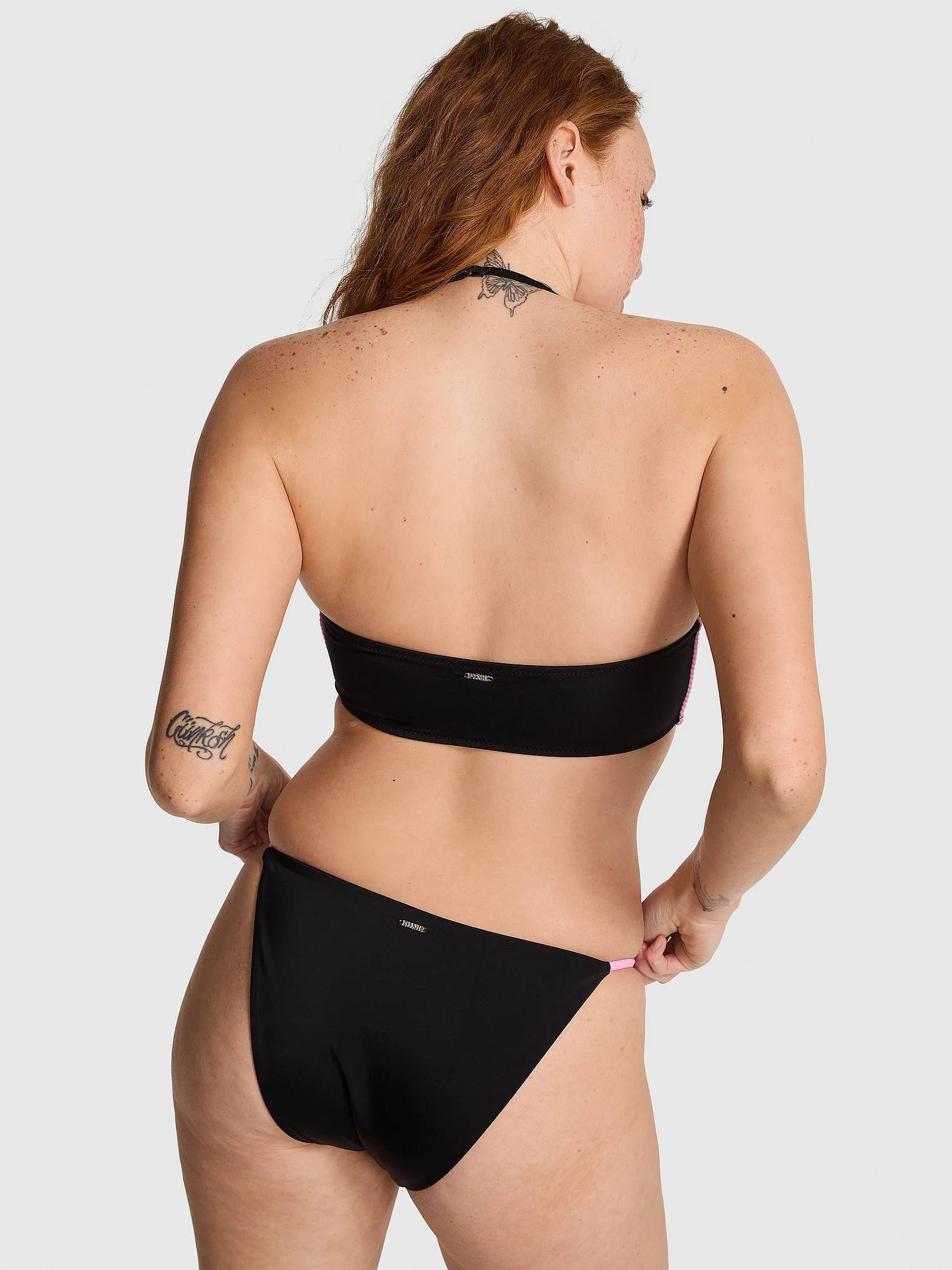 Роздільний купальник Victoria's Secret Pink топ бандо та плавки чики 1159849790 — фото 4