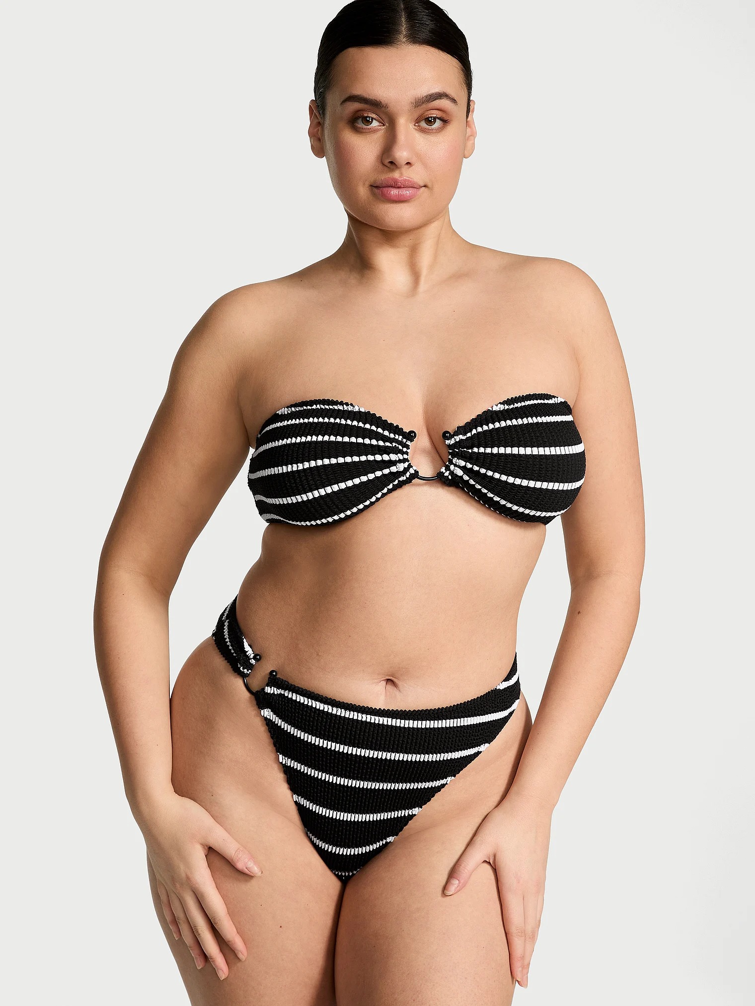 Роздільний купальник із жатої тканини Victoria's Secret топ та плавки бікіні 1159857714 — фото 1