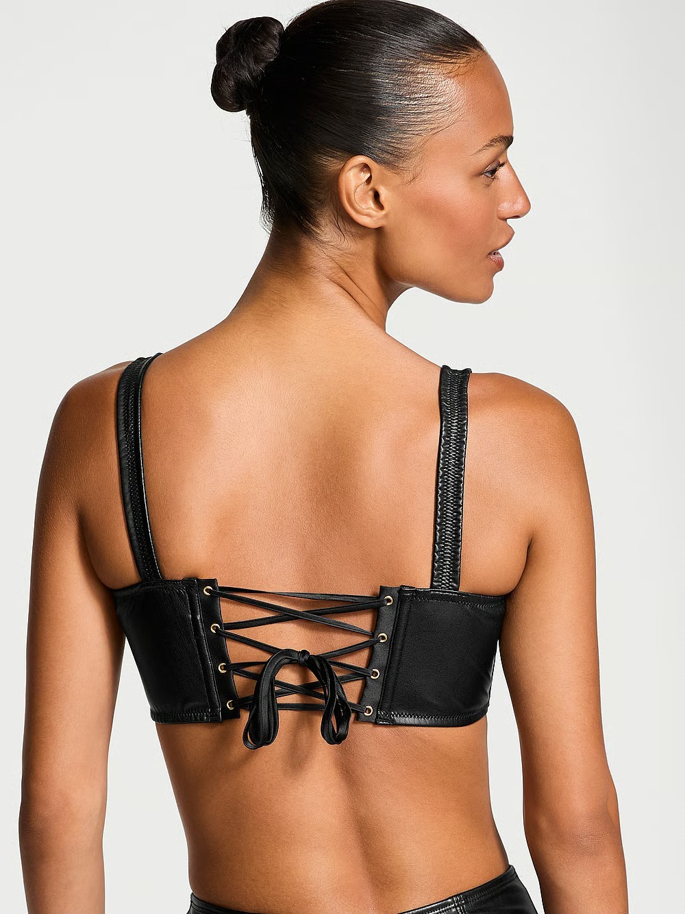 Шикарний корсет-бюст Victoria's Secret з екошкіри 1159832987 — фото 4