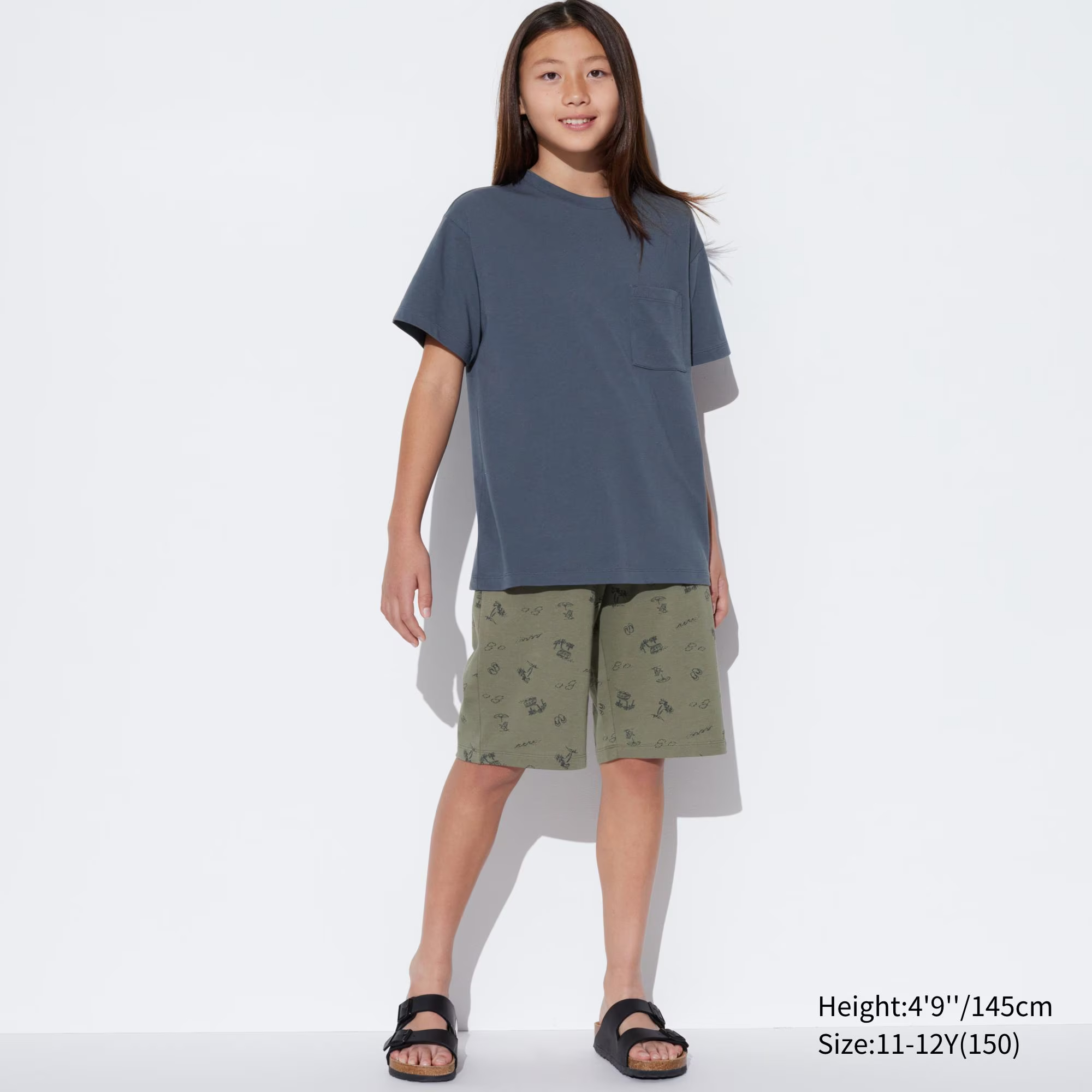 Дитячий костюм UNIQLO AIRISM футболка та шорти 1159811253 — фото 1