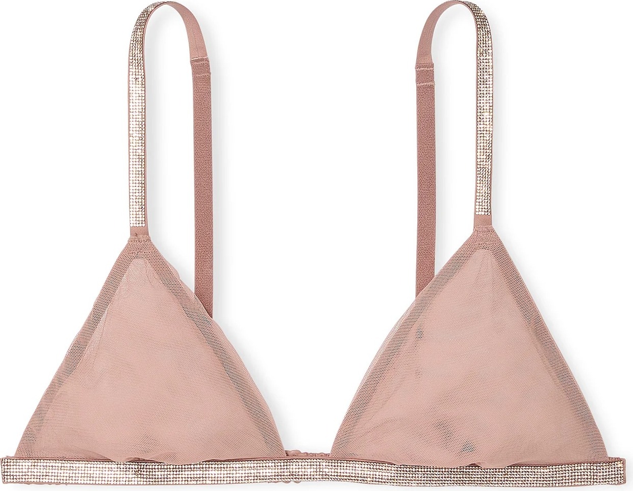Сітчастий бралетт триангл Victoria's Secret зі стразами 1159840090 — фото 6