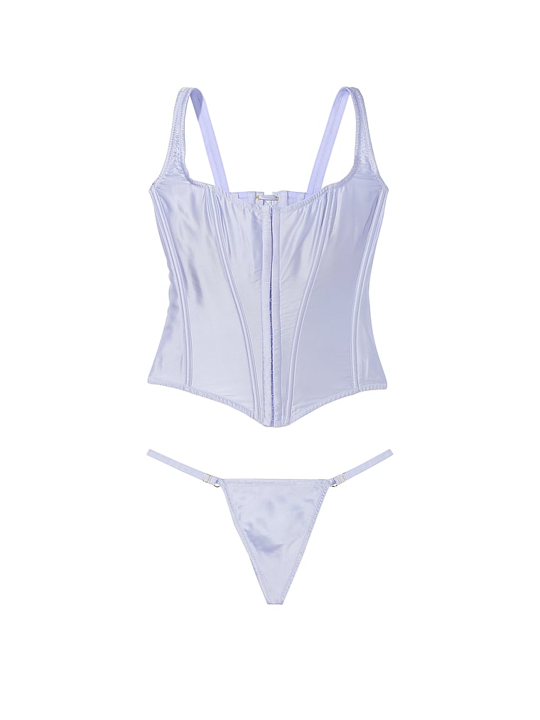 Комплект білизни Victoria's Secret Pink корсет та трусики стрінги 1159810953 — фото 4