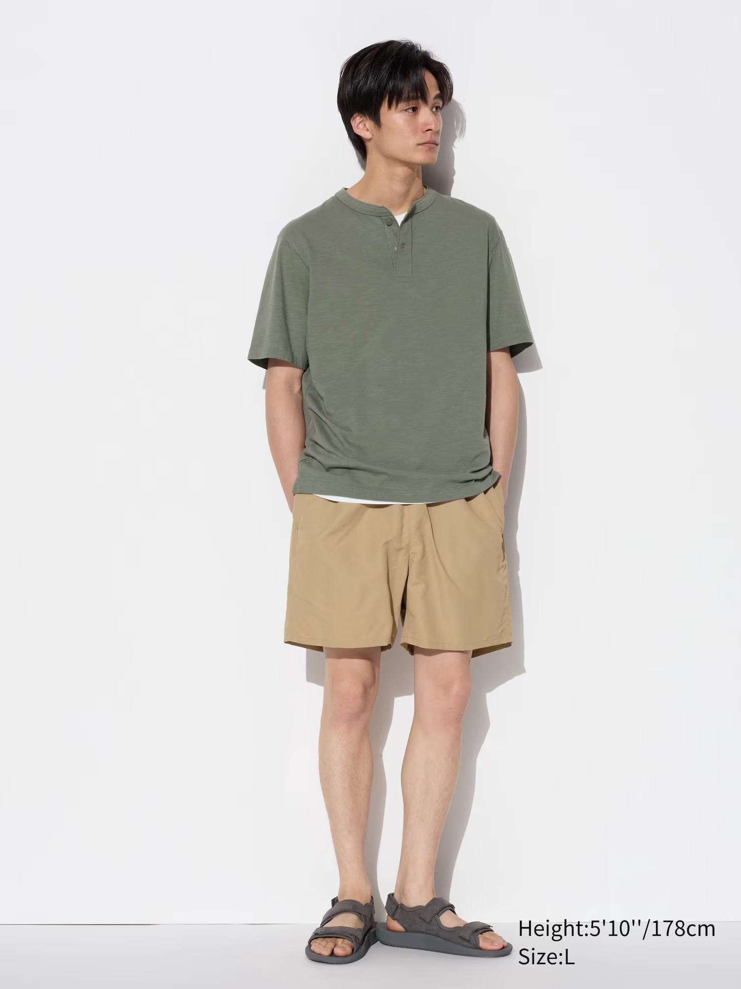 Чоловічі шорти для плавання UNIQLO на зав'язках 1159815556 — фото 1