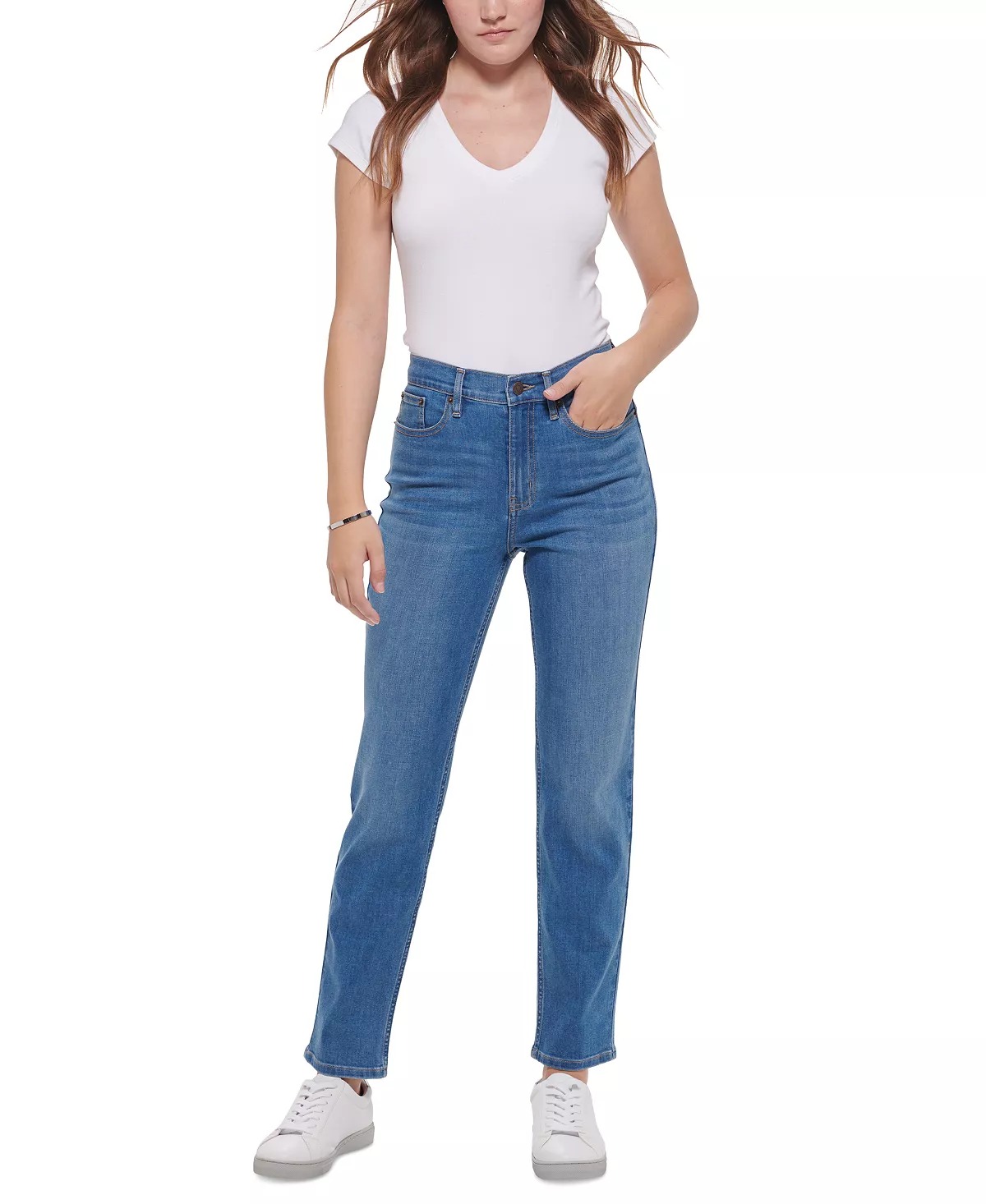 Жіночі джинси Calvin Klein High Rise Slim Petite 1159816024 — фото 1