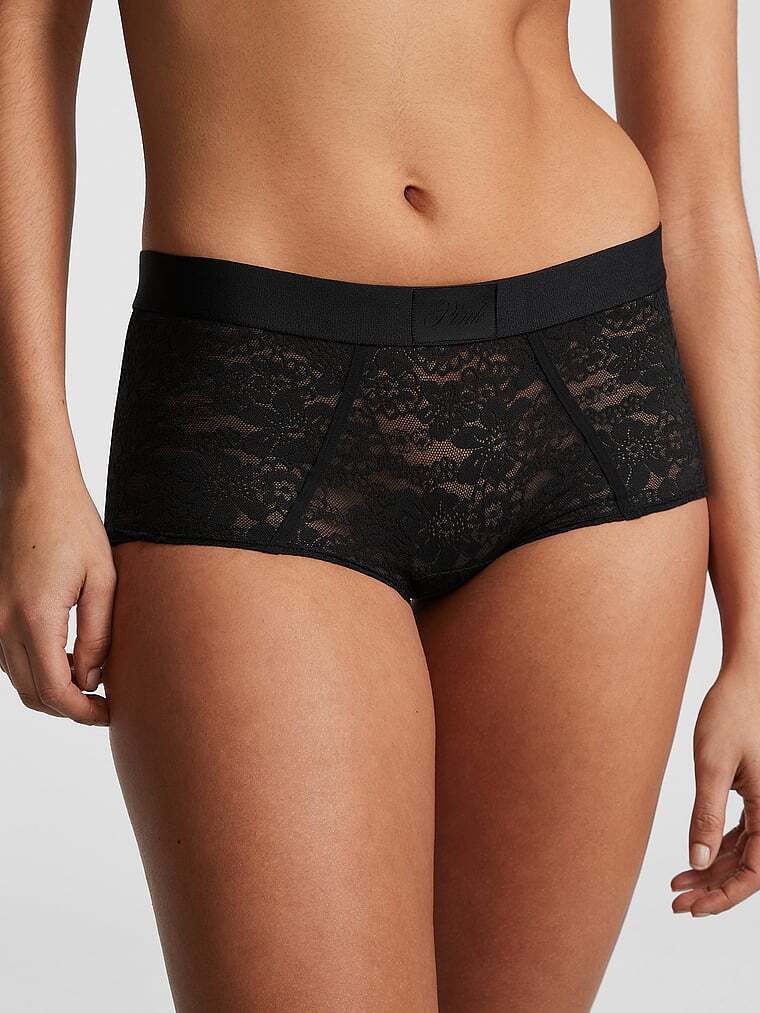 Мереживні трусики шортики Victoria's Secret Pink 1159804988 — фото 2