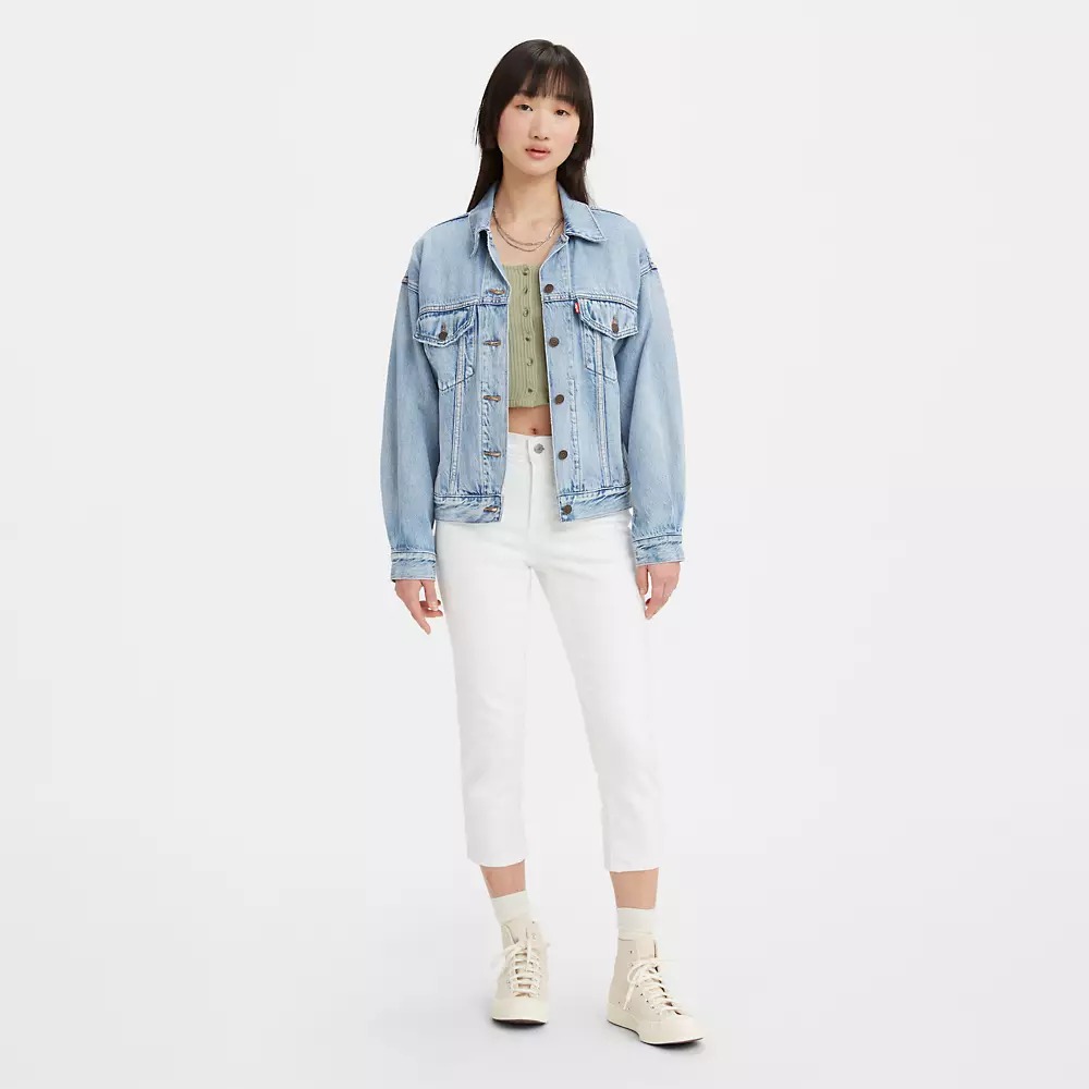 Укорочені жіночі джинси скінні 311 Levi's капрі 1159817733 — фото 1