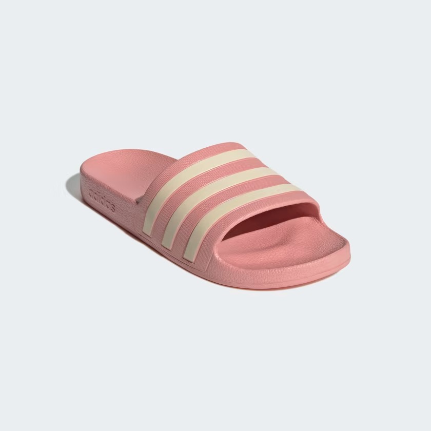 Легкі шльопанці Adilette Aqua від Adidas з фірмовими смужками 39 — фото 1