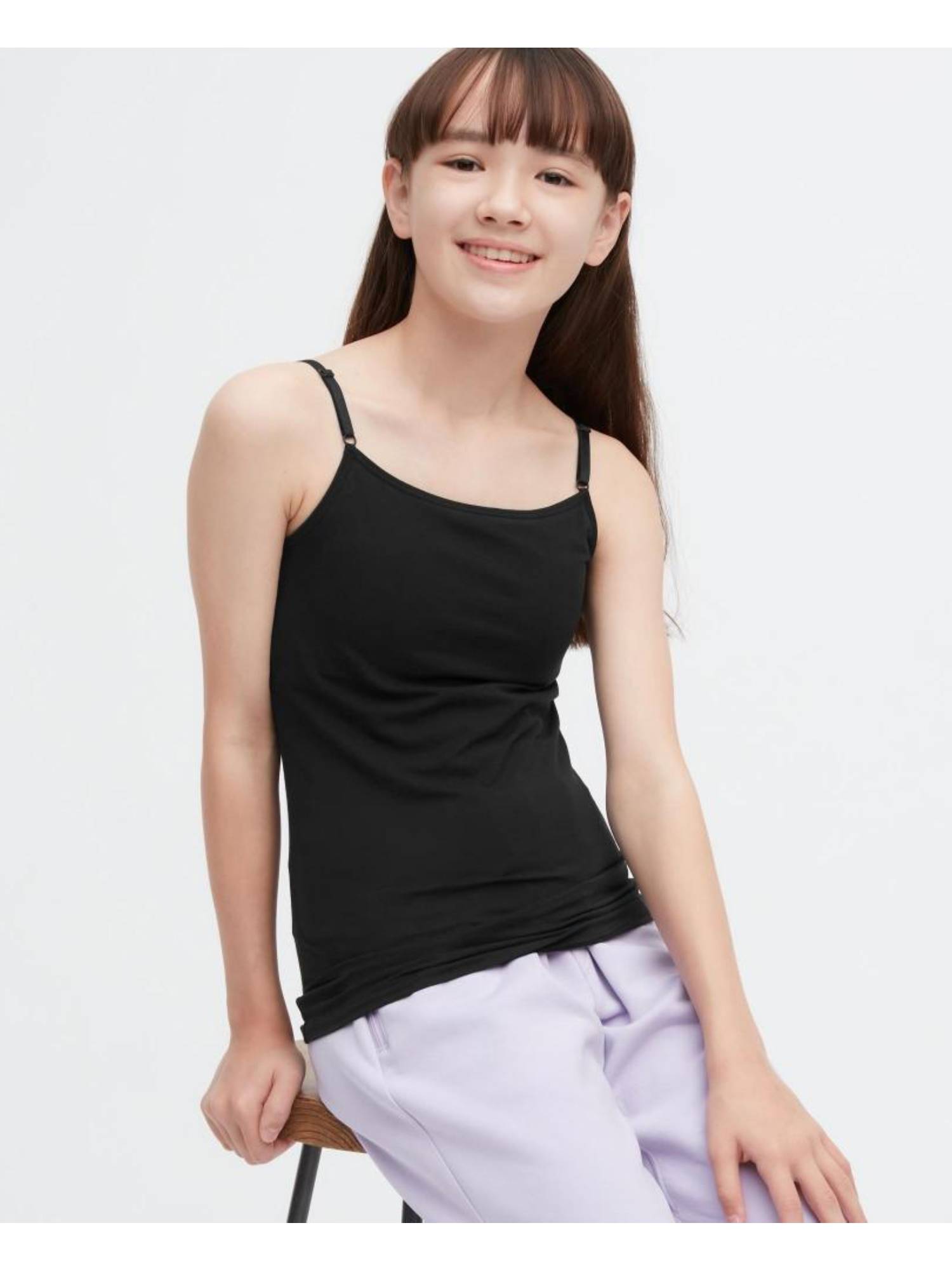 Майка для дівчинки з вшитим бюстгальтером UNIQLO AIRism 1159820840 — фото 1