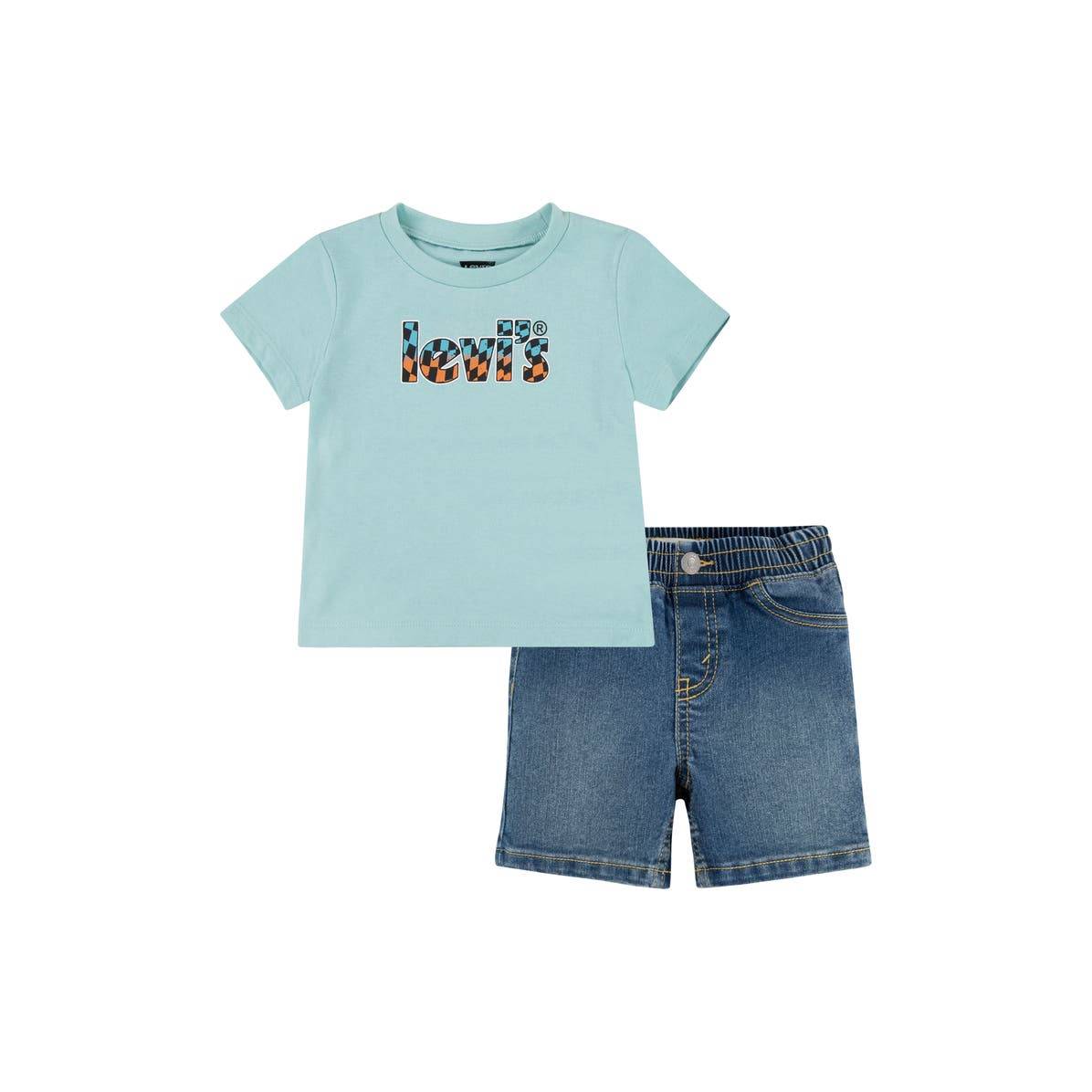 Дитячий комплект Levi's футболка та шорти 1159821440 — фото 1