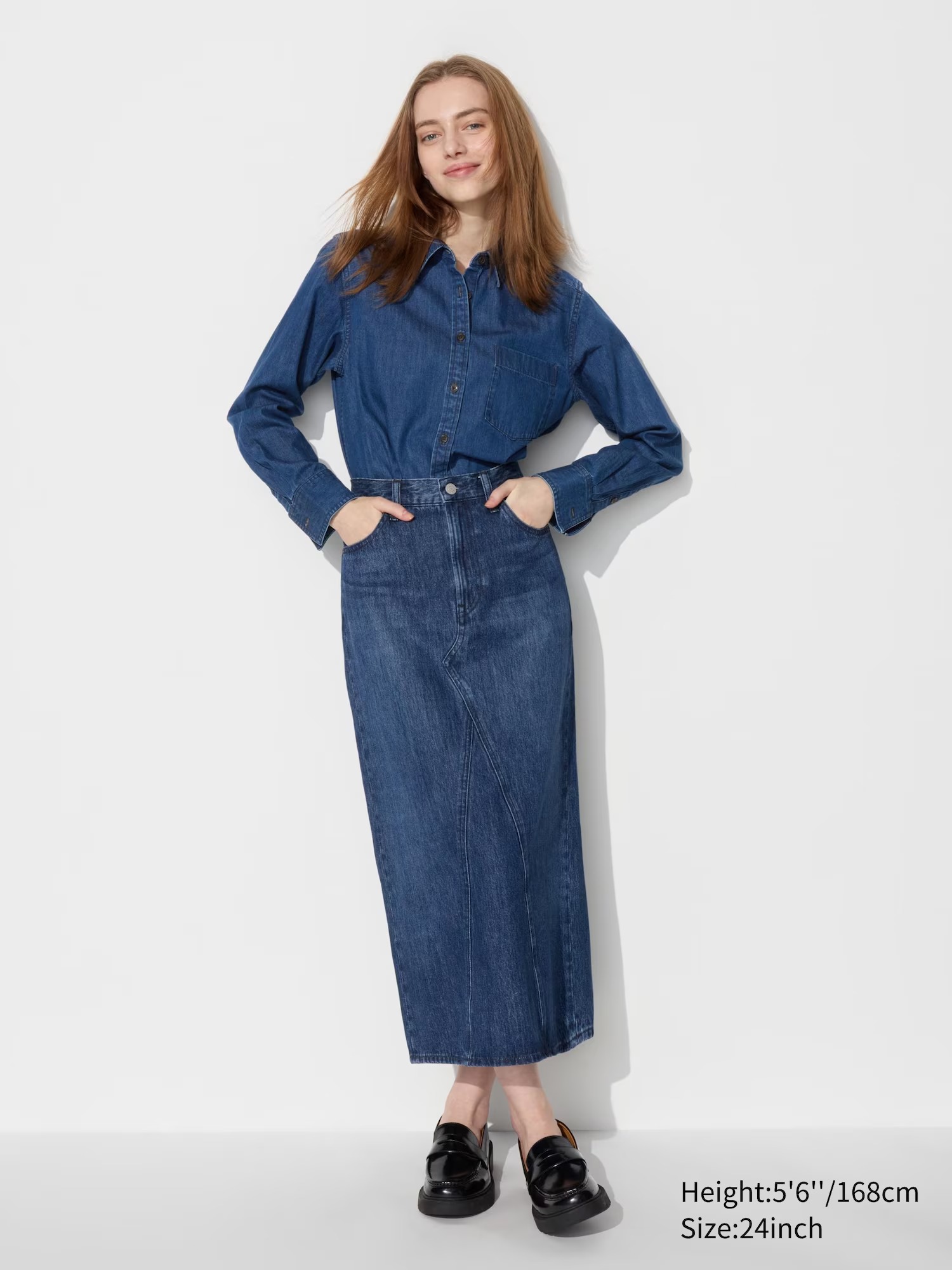 Жіноча спідниця джинсова UNIQLO 1159820254 — фото 1