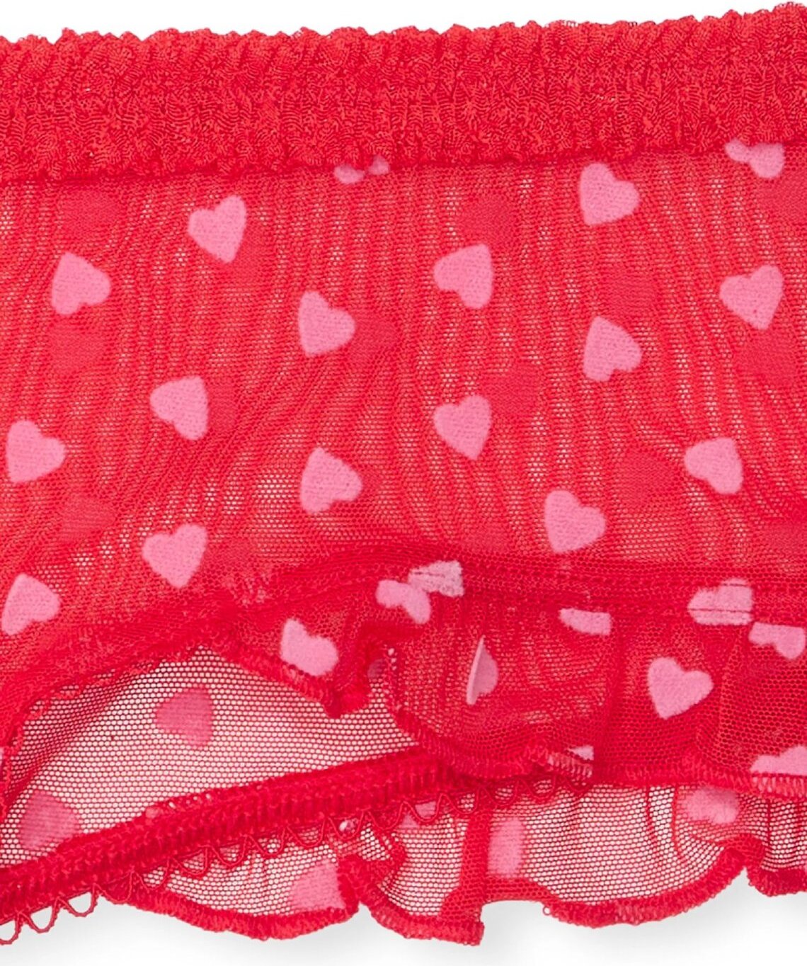 Сітчасті трусики чики Victoria's Secret з рюшами 1159846785 — фото 7