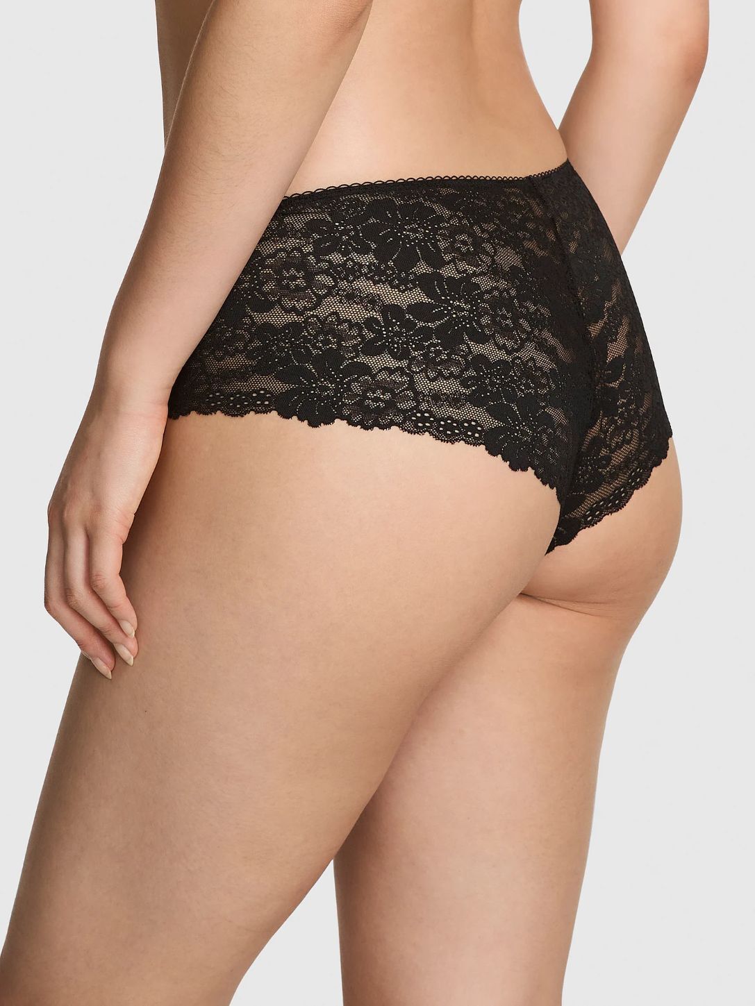 Жіночі трусики чіки Victoria's Secret Pink з мереживом 1159845057 — фото 4