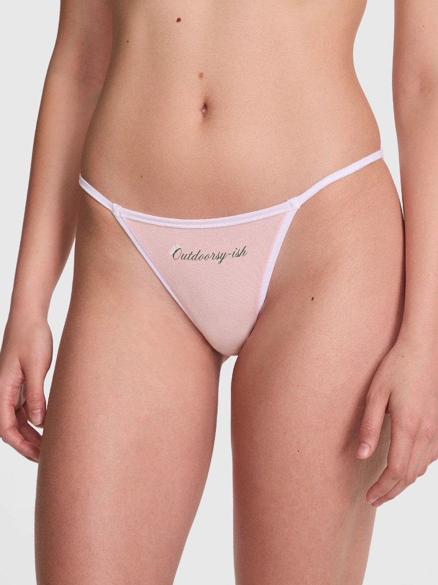 Жіночі трусики стрінг бікіні Victoria's Secret Pink 1159856624 — фото 1