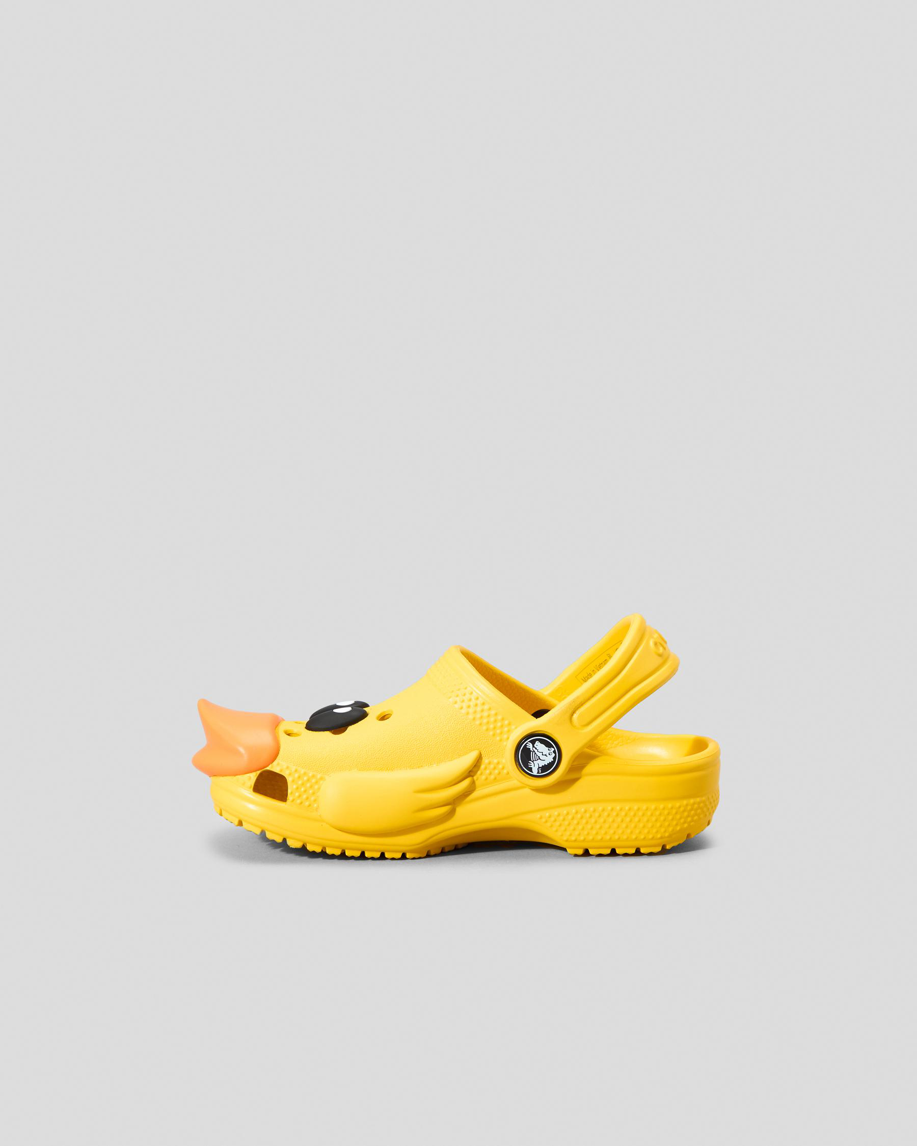Дитячі клоги Crocs сабо у вигляді качечок 17-19 — фото 4