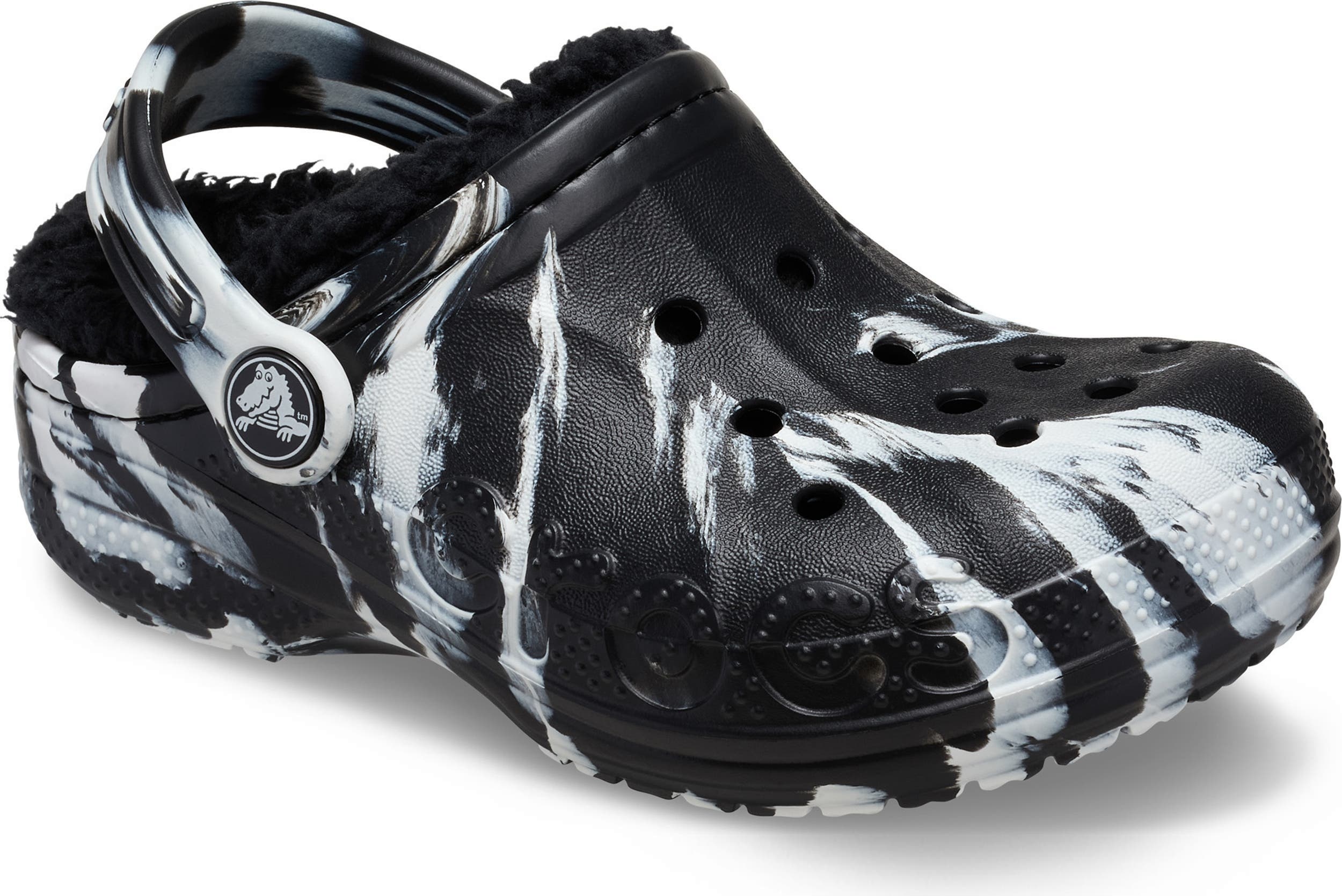 Теплі дитячі клоги Crocs сабо з хутром 27-28 — фото 4