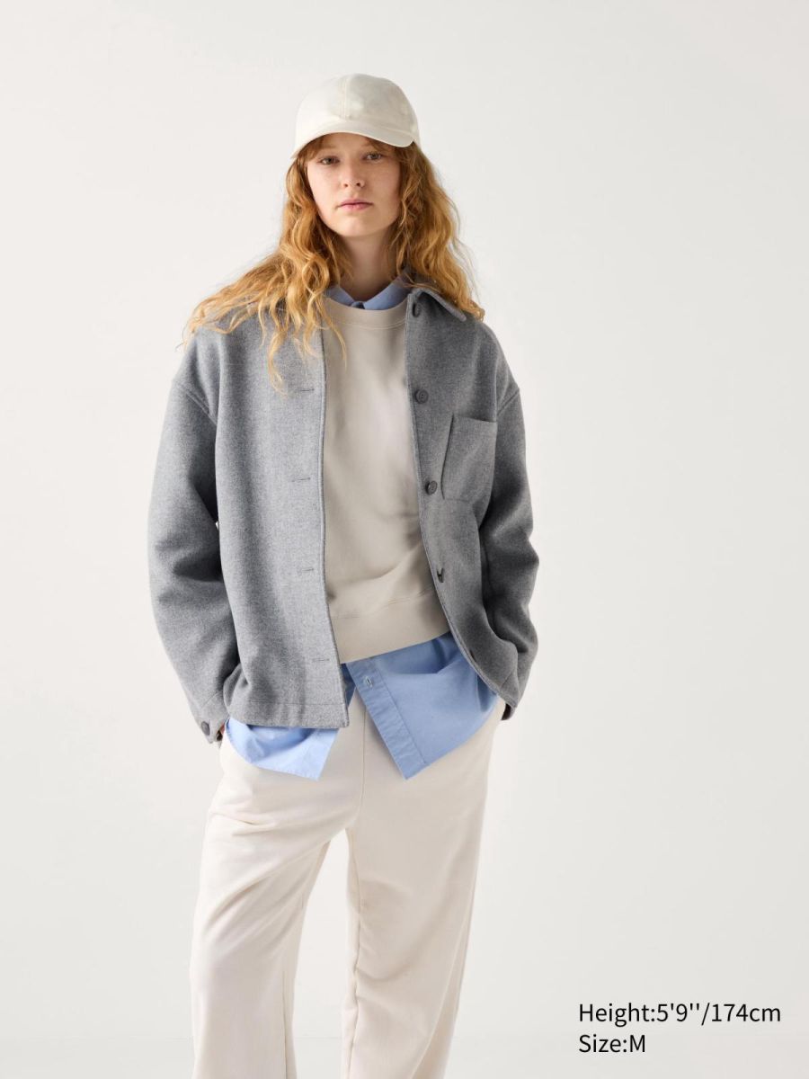 Тепла куртка-сорочка UNIQLO на гудзиках 1159824641 — фото 1