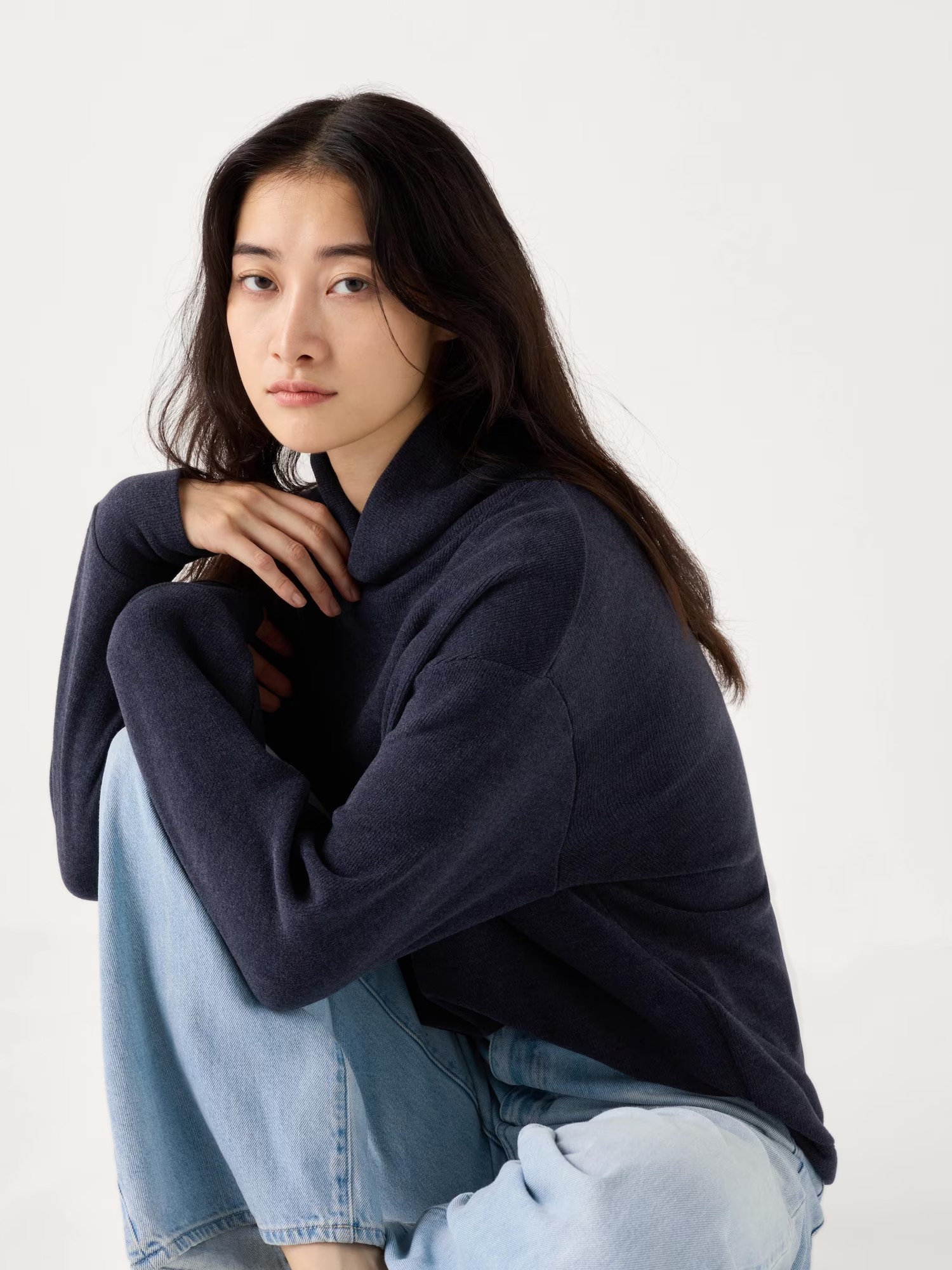Флісовий лонгслів UNIQLO водолазка 1159824800 — фото 1