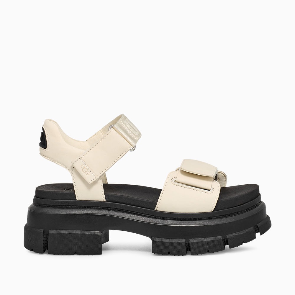 Жіночі замшеві босоніжки Ashton UGG на платформі 40 — фото 1