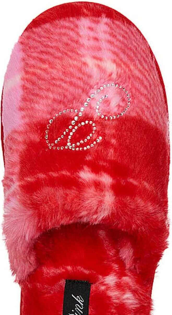 Тапочки зі штучного хутра Victoria's Secret Pink зі стразами 40-41 — фото 5