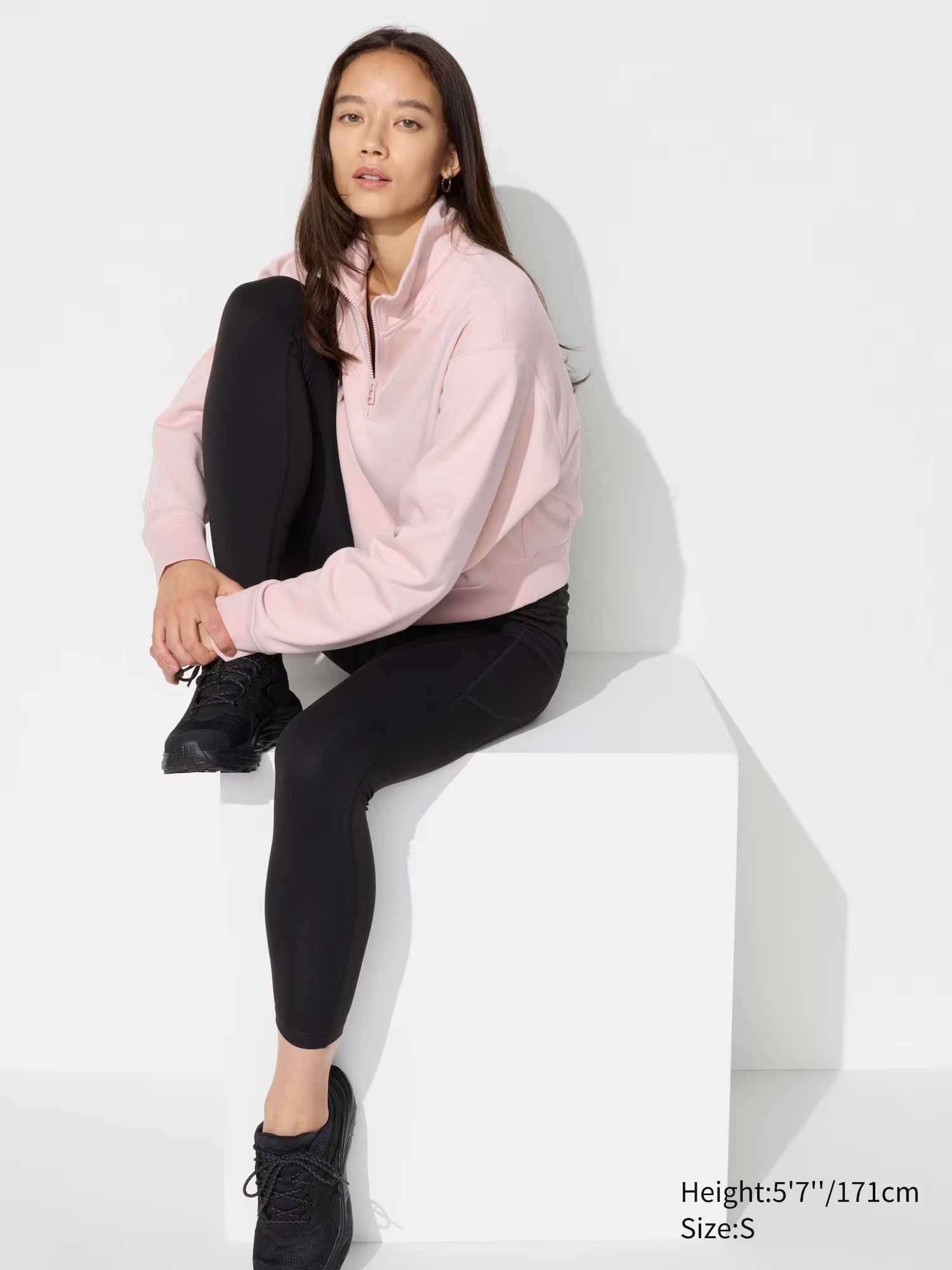 Толстовка жіноча UNIQLO з напівблискавкою 1159826793 — фото 1