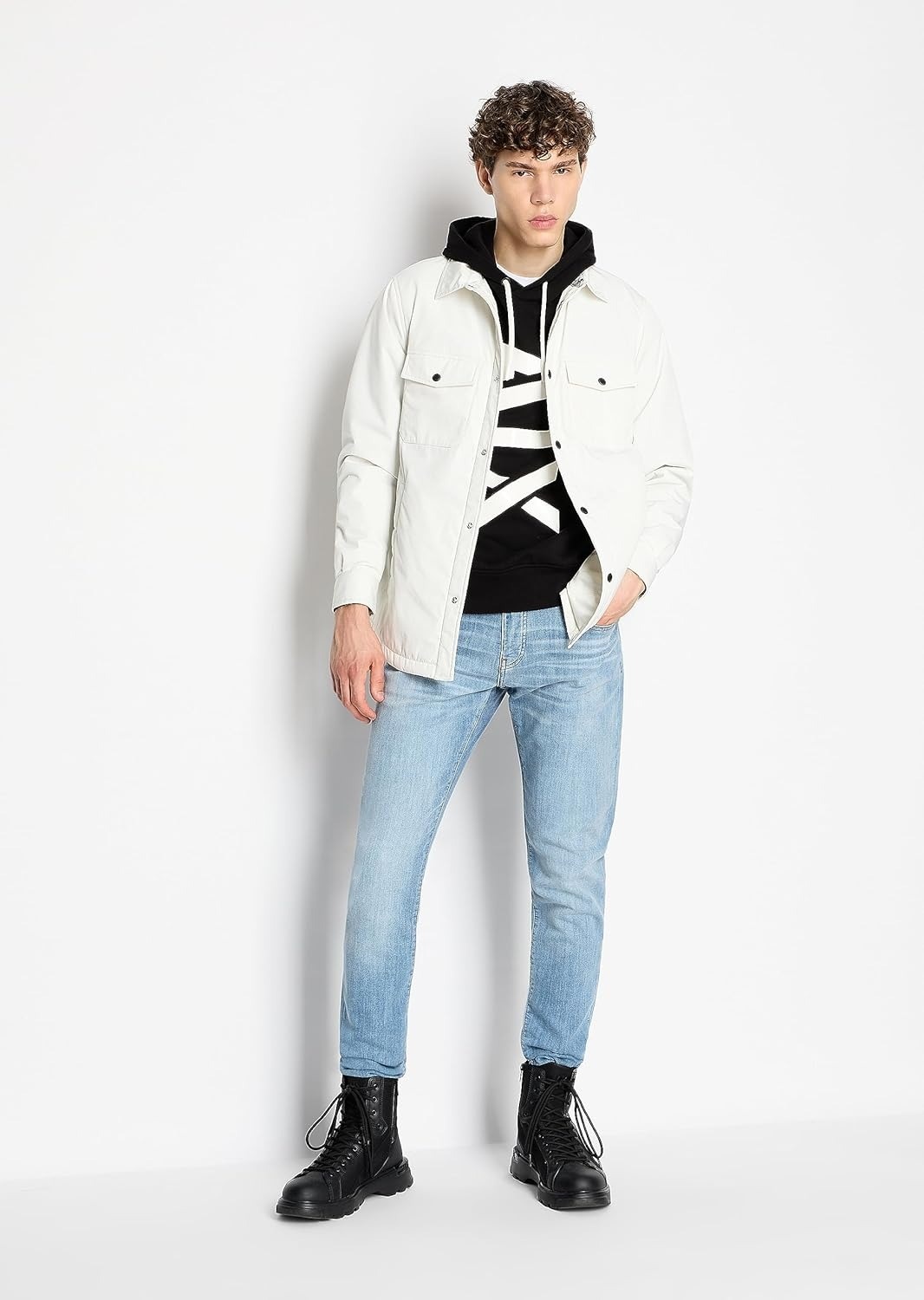 Чоловічі джинси Armani Exchange J33 Super Skinny 1159828695 (Блакитний 38) — фото 1