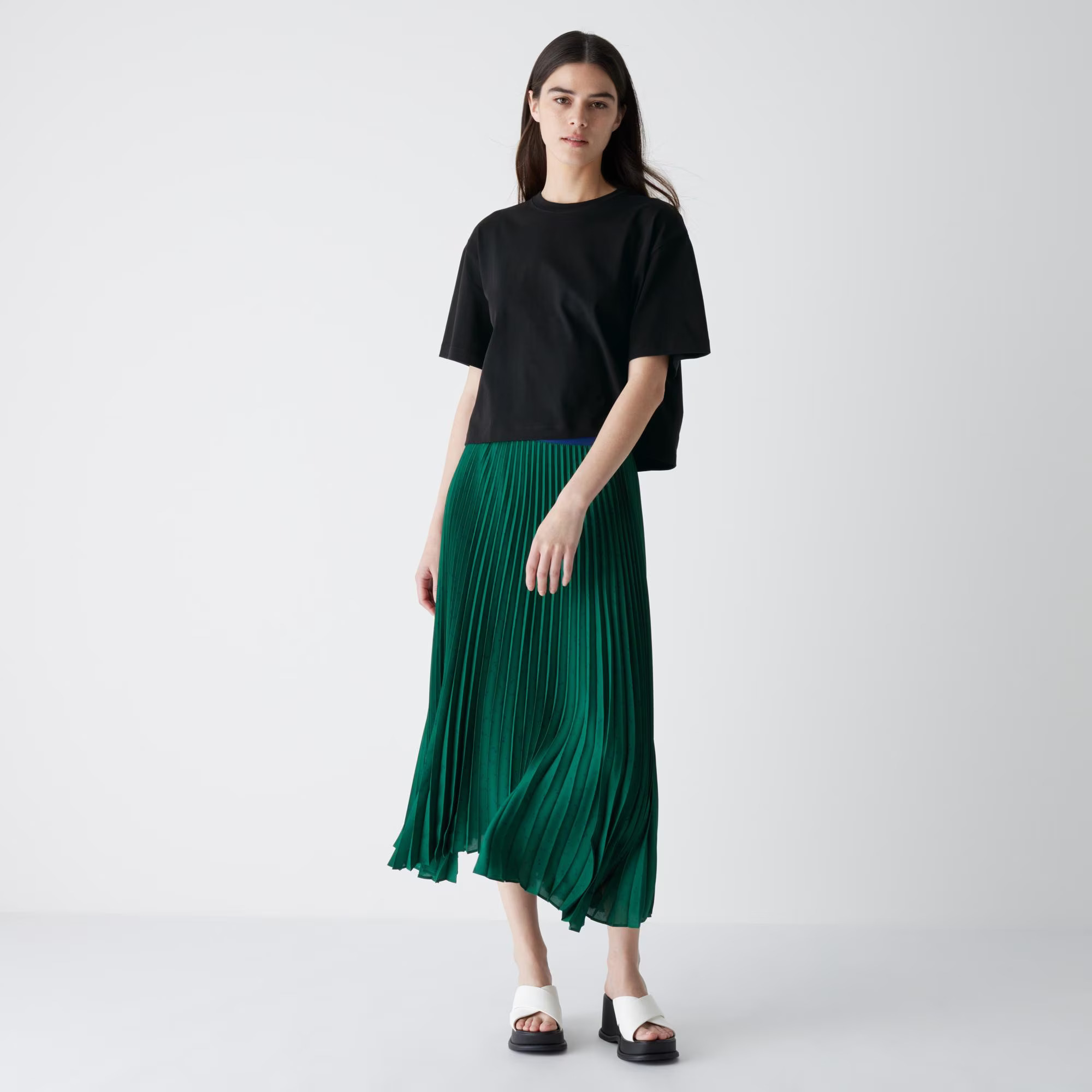 Стильні жіночі шльопанці на платформі Uniqlo 1159810829 — фото 7
