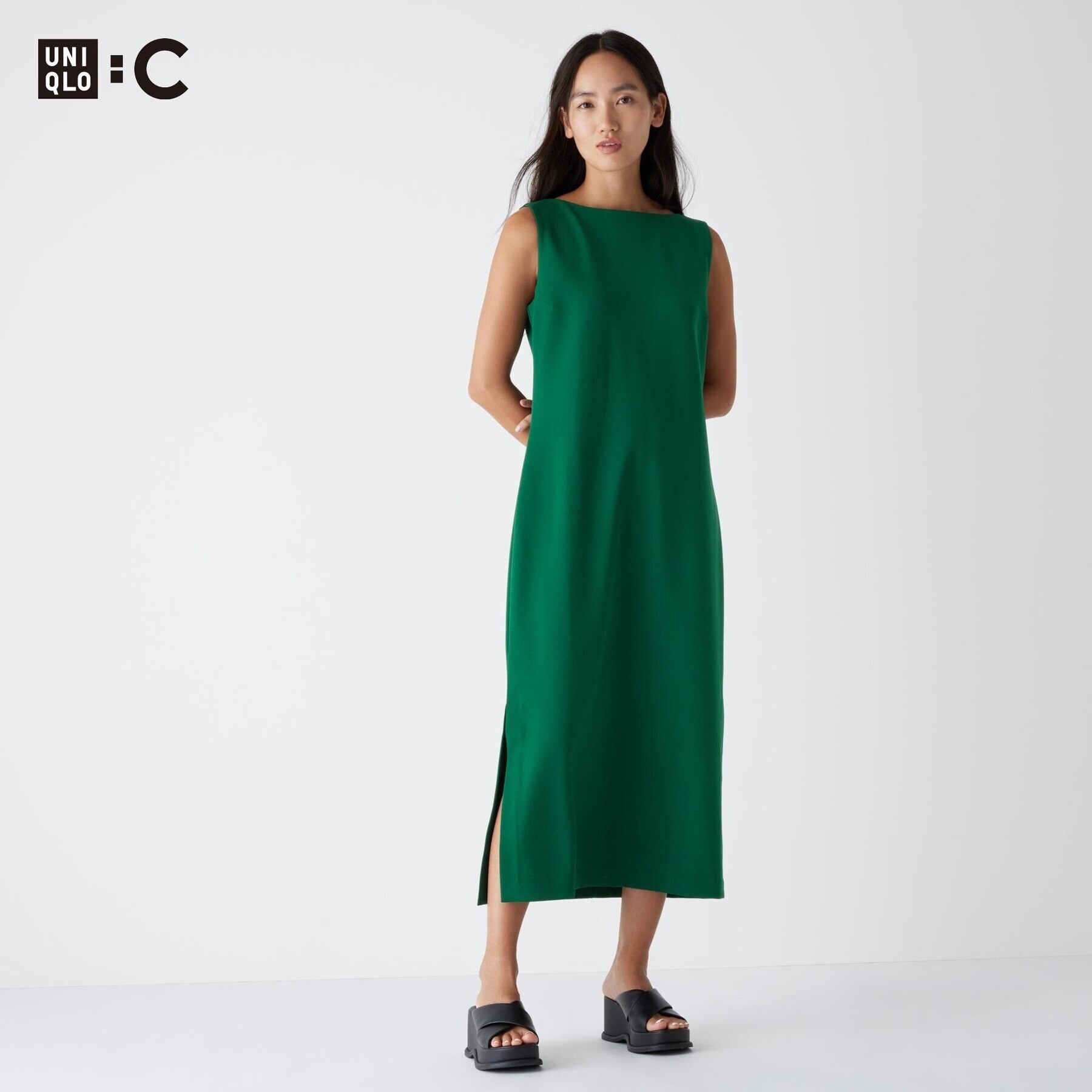 Стильні жіночі шльопанці на платформі Uniqlo 1159810831 — фото 10