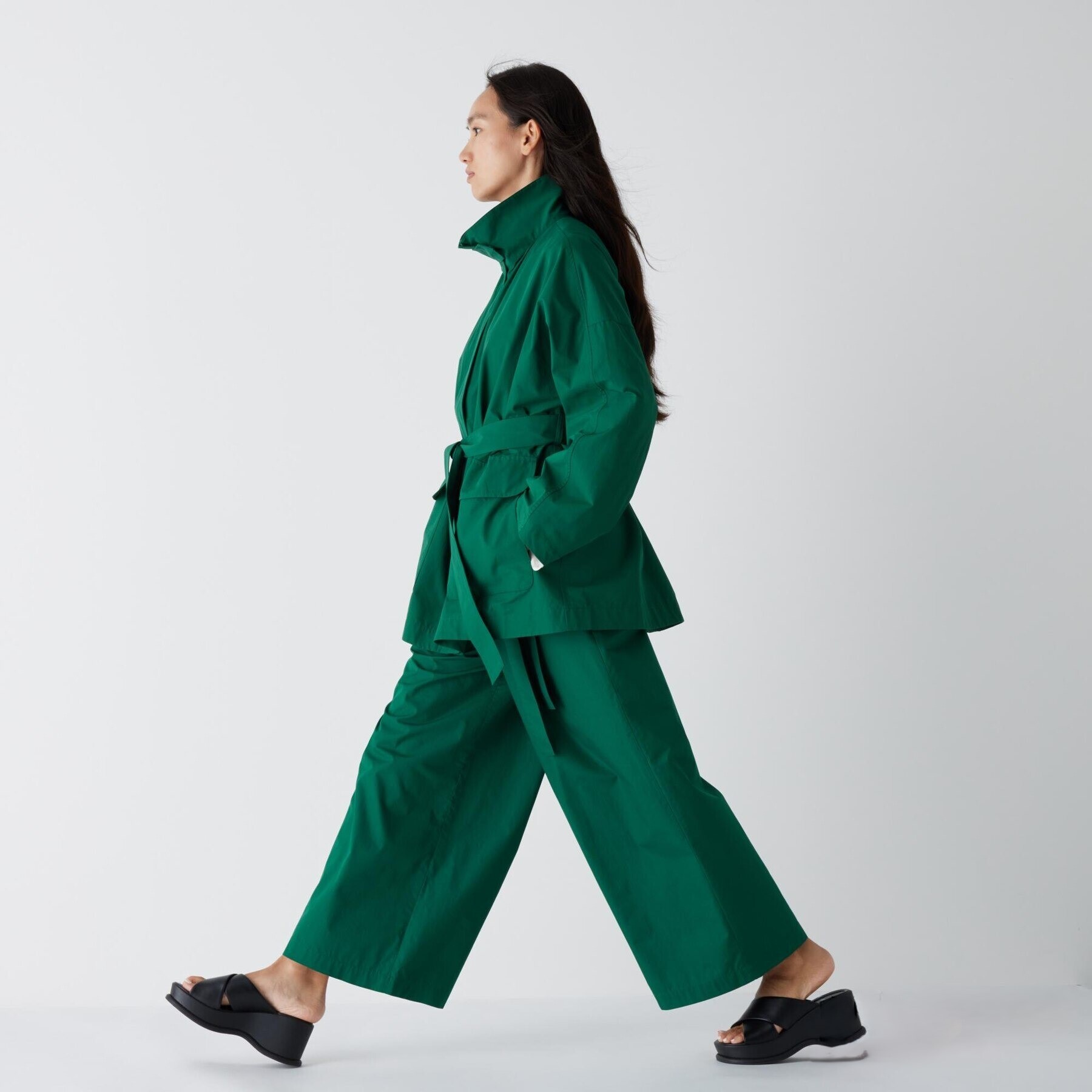 Стильні жіночі шльопанці на платформі Uniqlo 1159810831 — фото 6