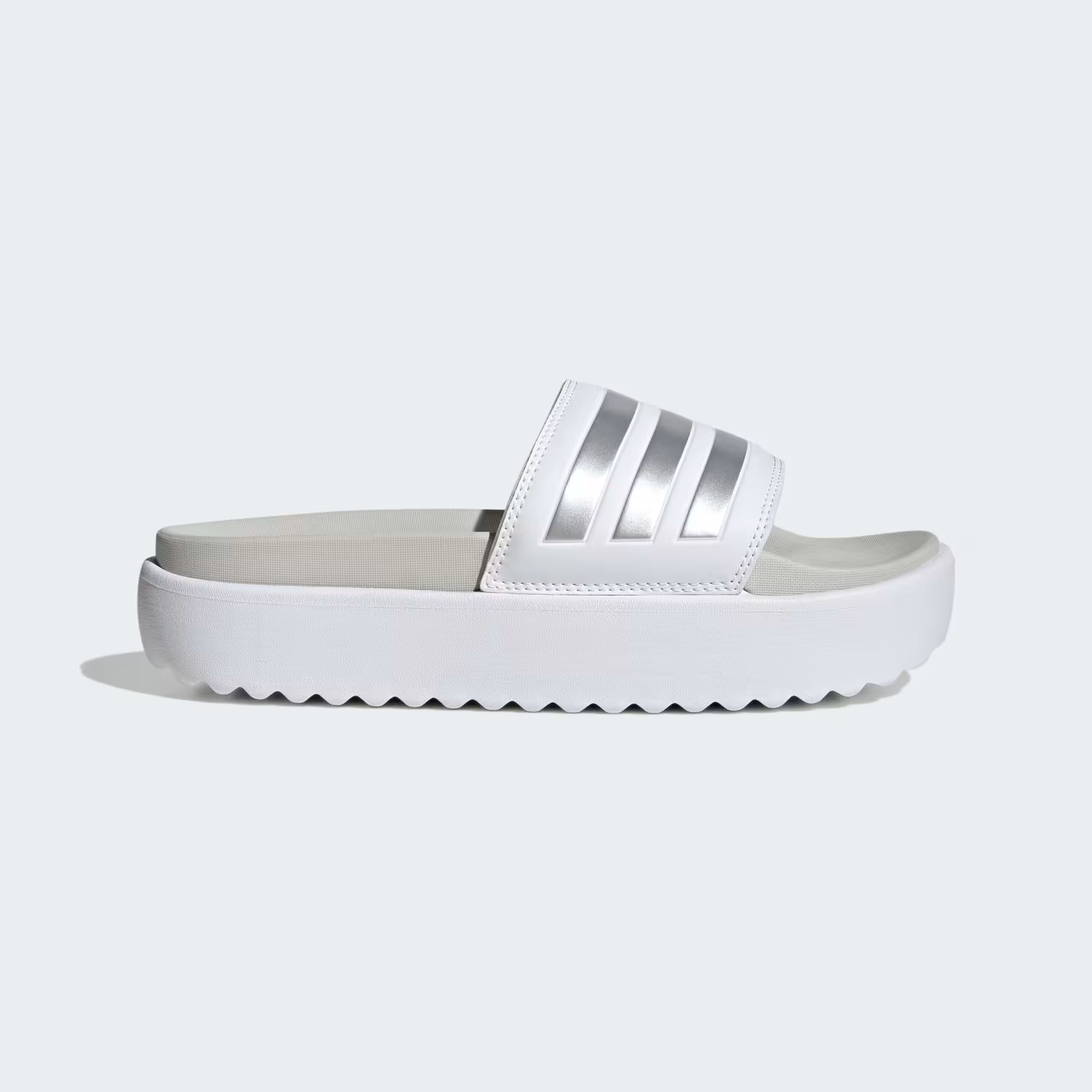 Шльопанці Adilette Platform Adidas на платформі 40 1/2 — фото 4