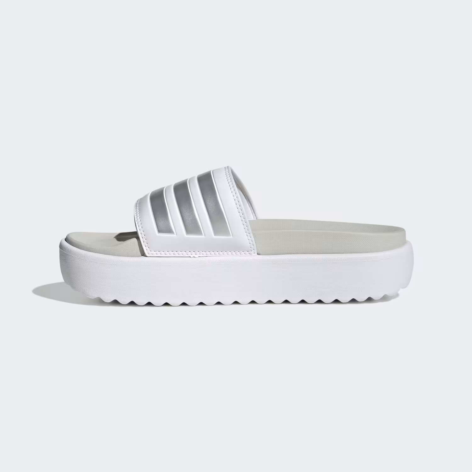 Шльопанці Adilette Platform Adidas на платформі 40 1/2 — фото 5