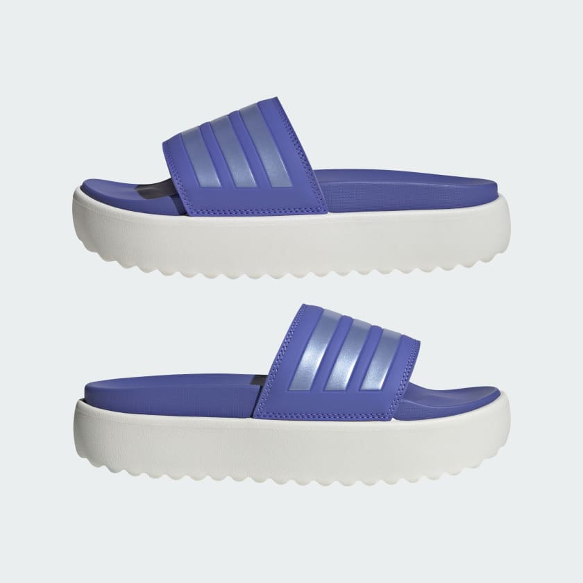 Шльопанці Adilette Platform Adidas на платформі 40 1/2 — фото 7