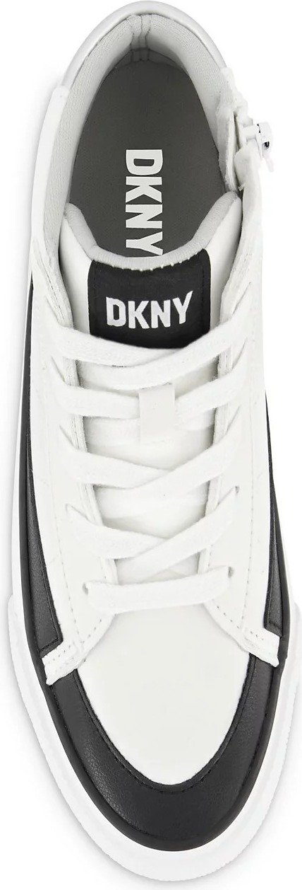 Дитячі високі кросівки DKNY з екошкіри — фото 5