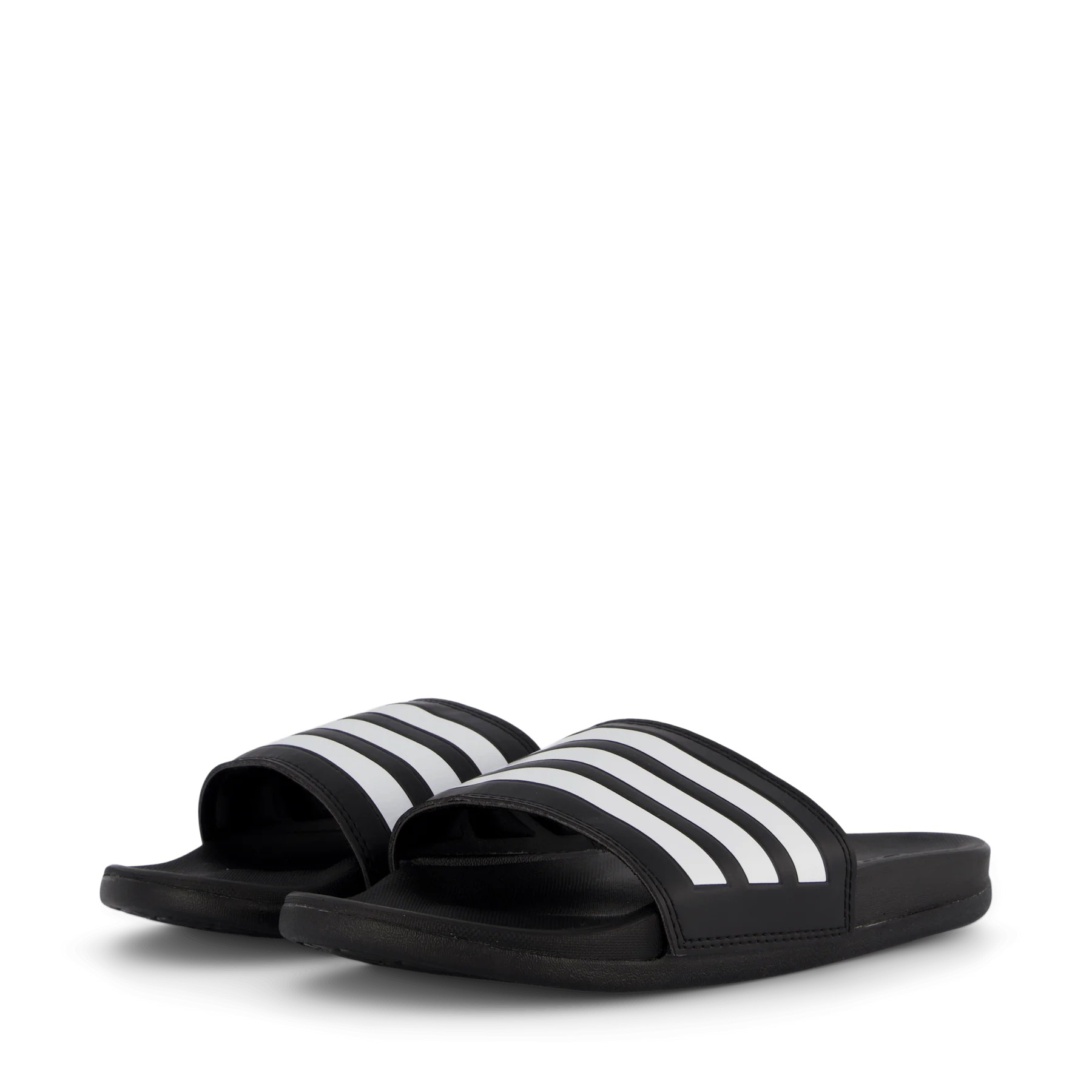 Легкі шльопанці Adilette Comfort Adidas з фірмовими смужками 42 — фото 1