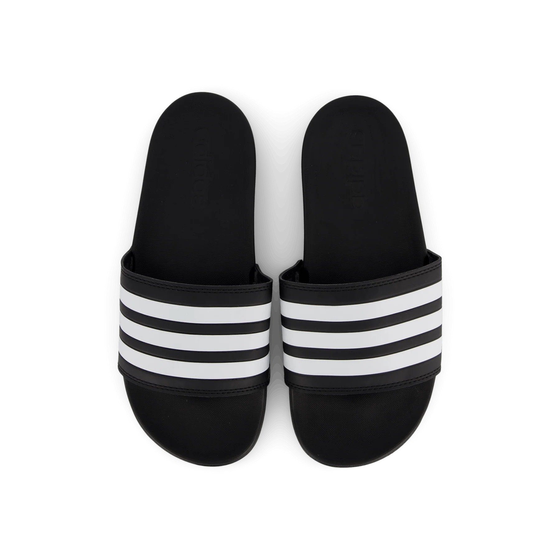 Легкі шльопанці Adilette Comfort Adidas з фірмовими смужками 42 — фото 7