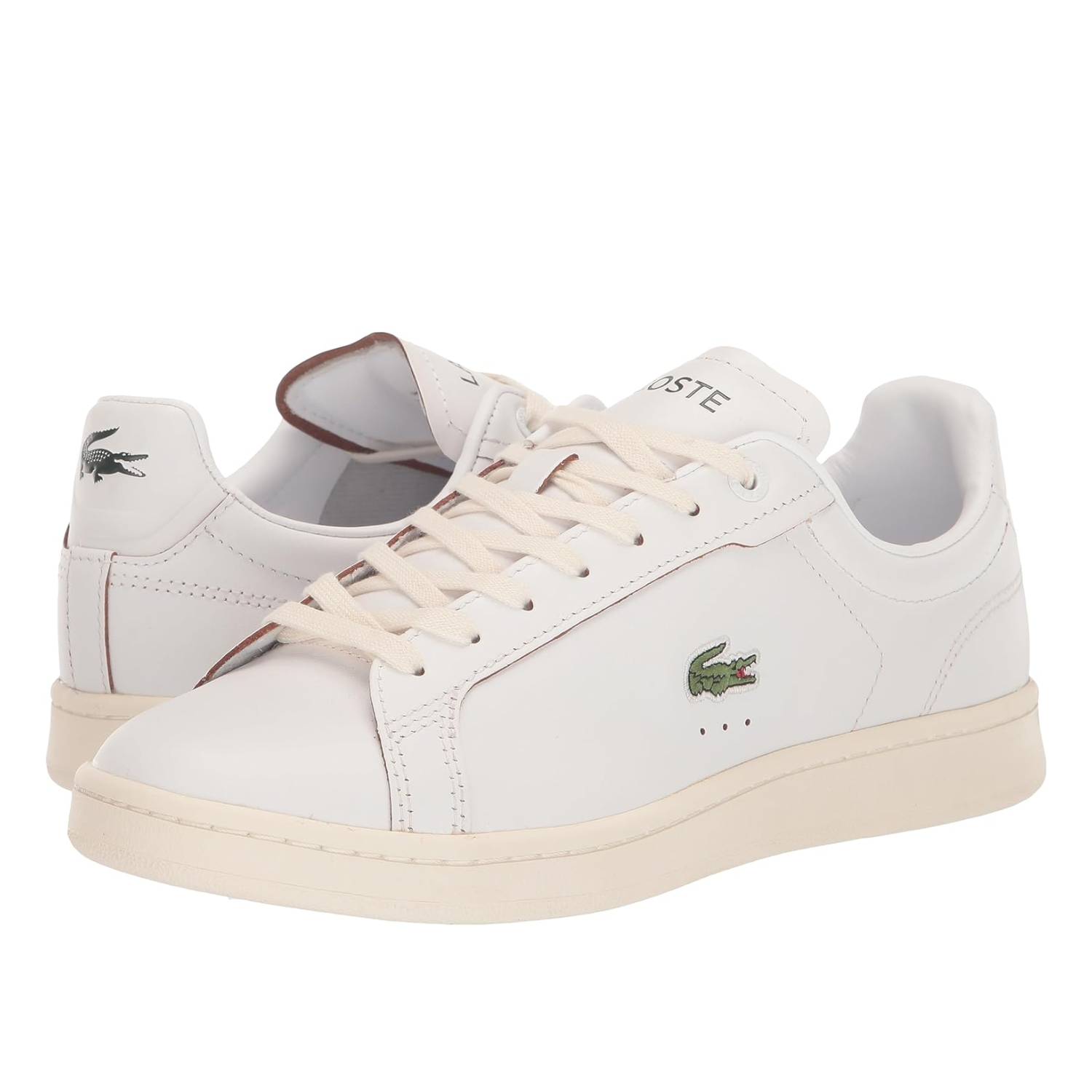 Чоловічі шкіряні кеди Lacoste з технологією Ortholite 45 — фото 1