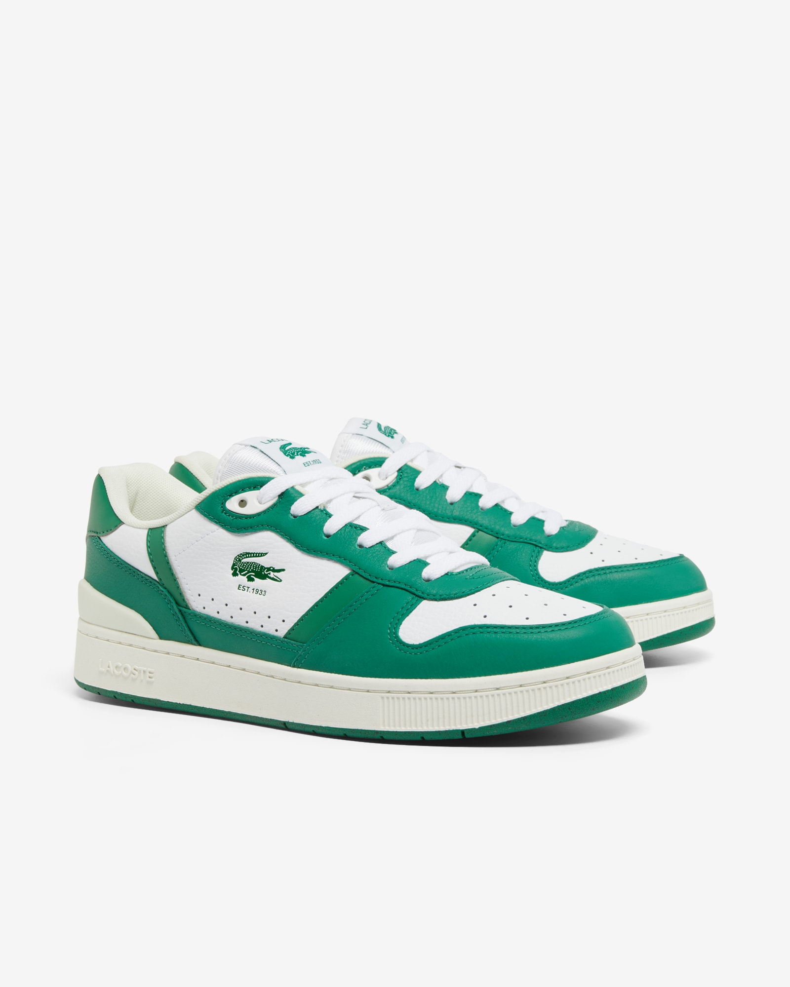 Чоловічі шкіряні кеди T-Clip Set Lacoste з технологією Ortholite 46 — фото 1