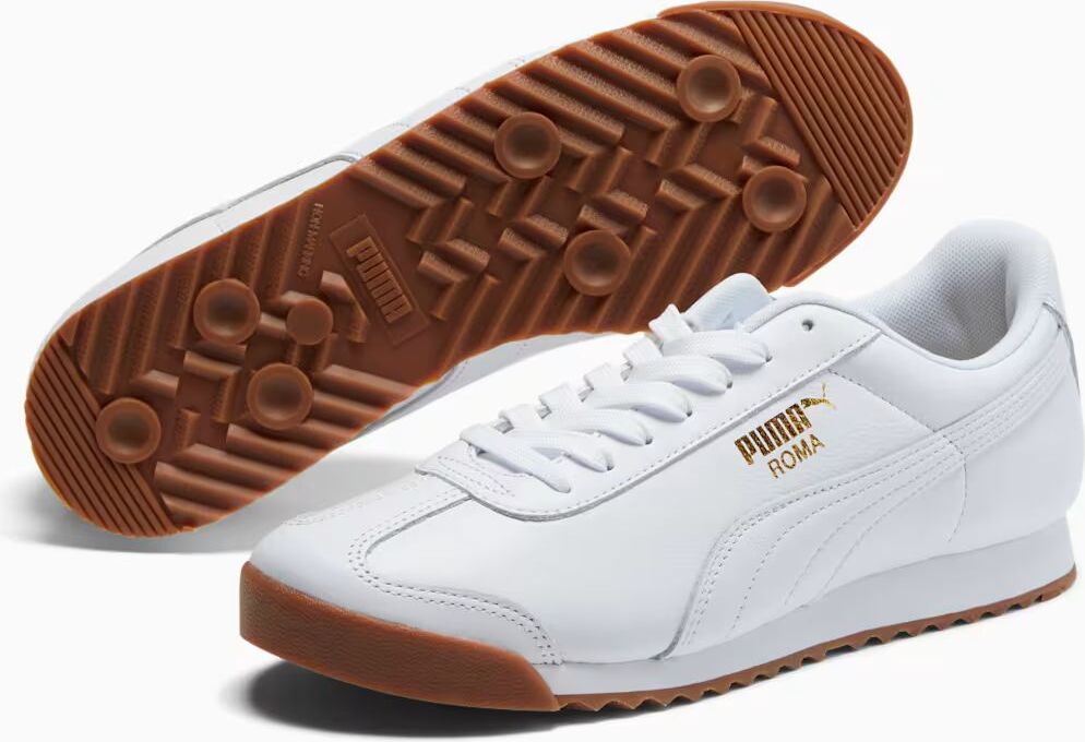Стильні шкіряні кросівки Puma Roma Classic Gum 47 — фото 4