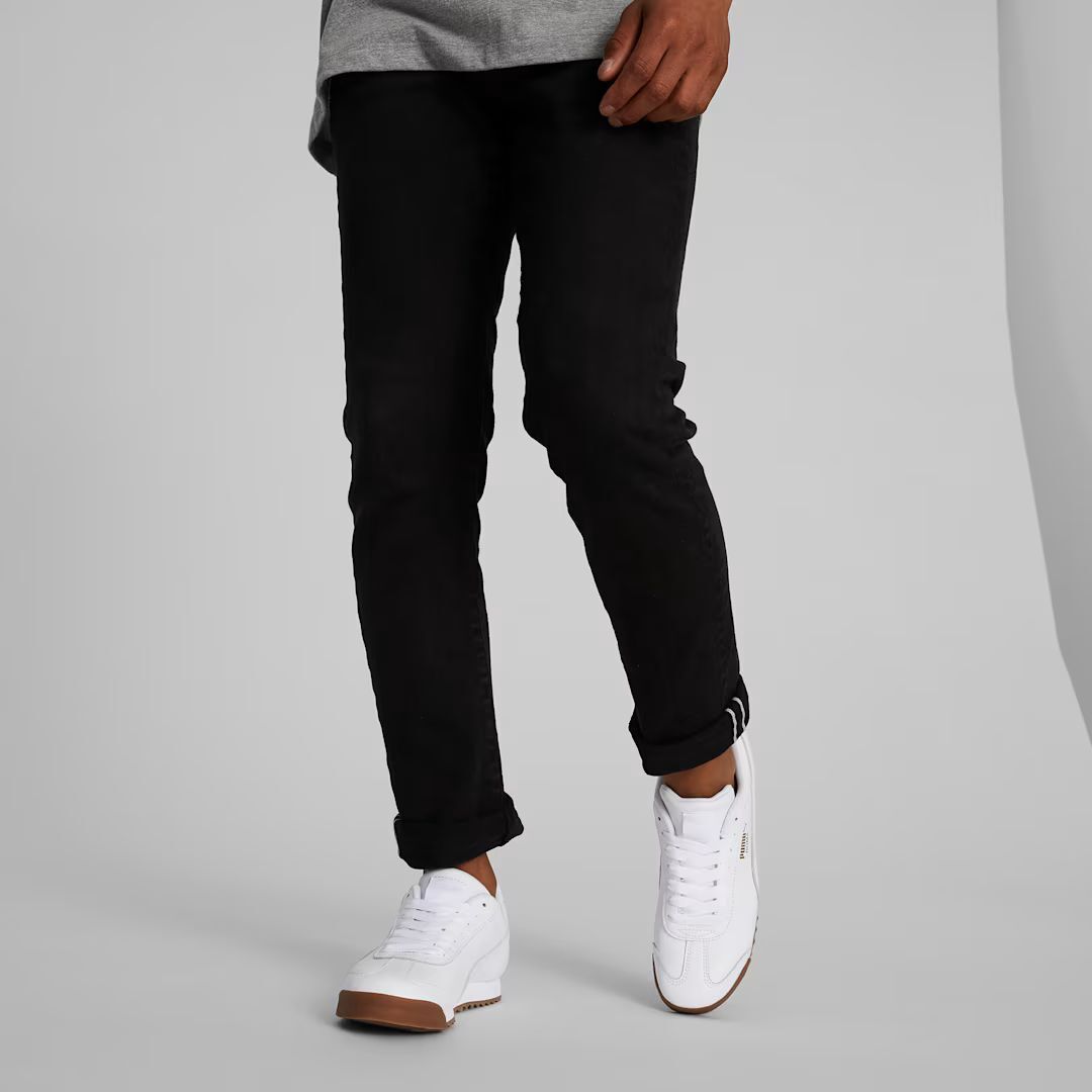 Стильні шкіряні кросівки Puma Roma Classic Gum 47 — фото 11
