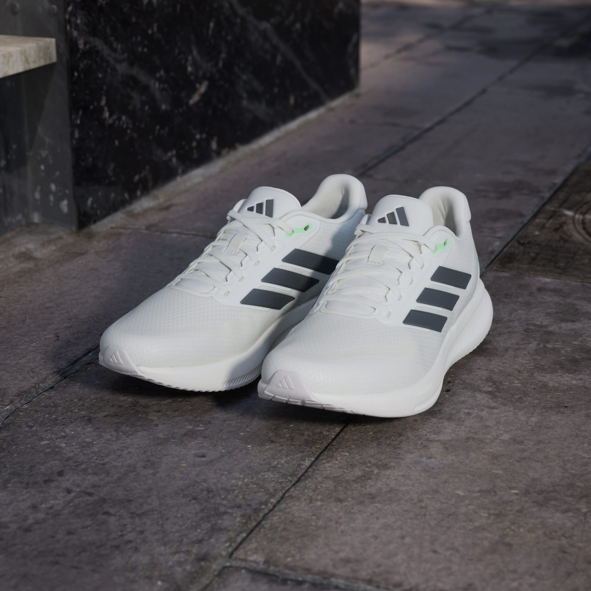 Кросівки Adidas Runfalcon 5 46 11,5 US 29,5 см Молочний 1159855362 — фото 3
