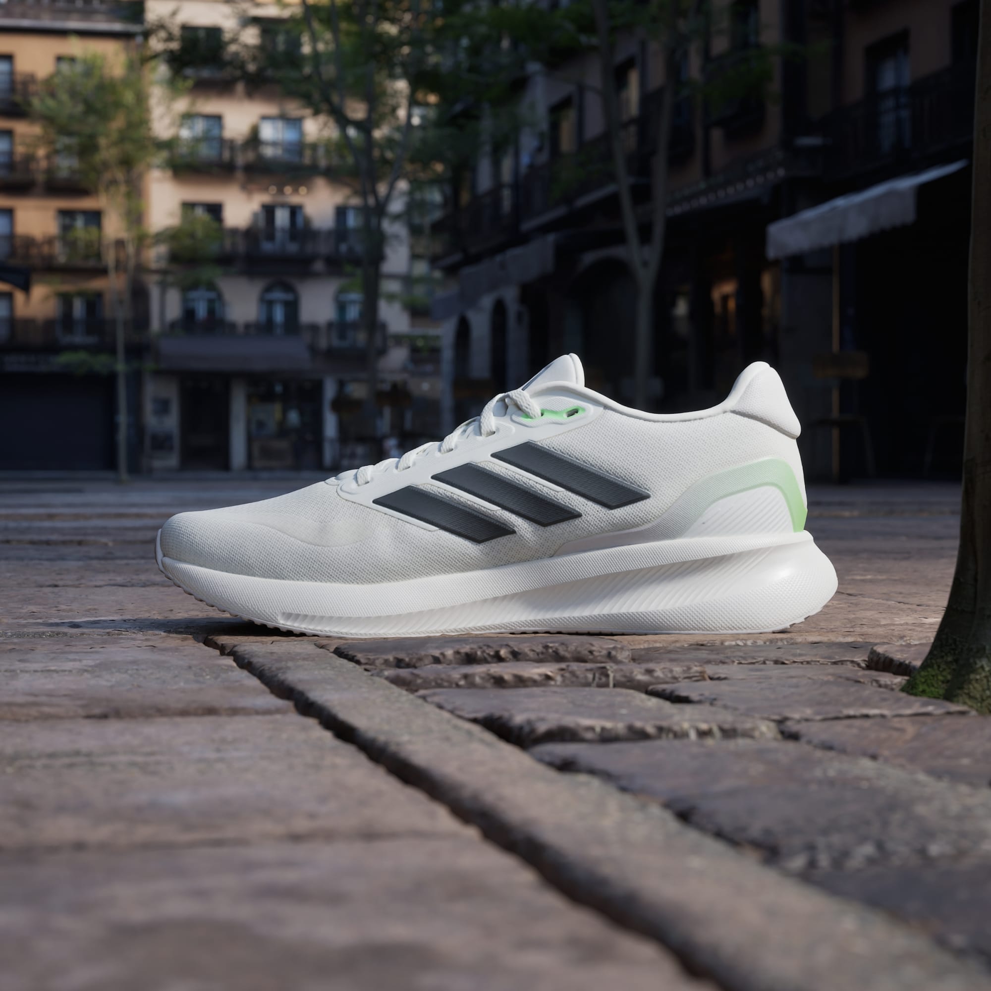 Кросівки Adidas Runfalcon 5 46 11,5 US 29,5 см Молочний 1159855362 — фото 4