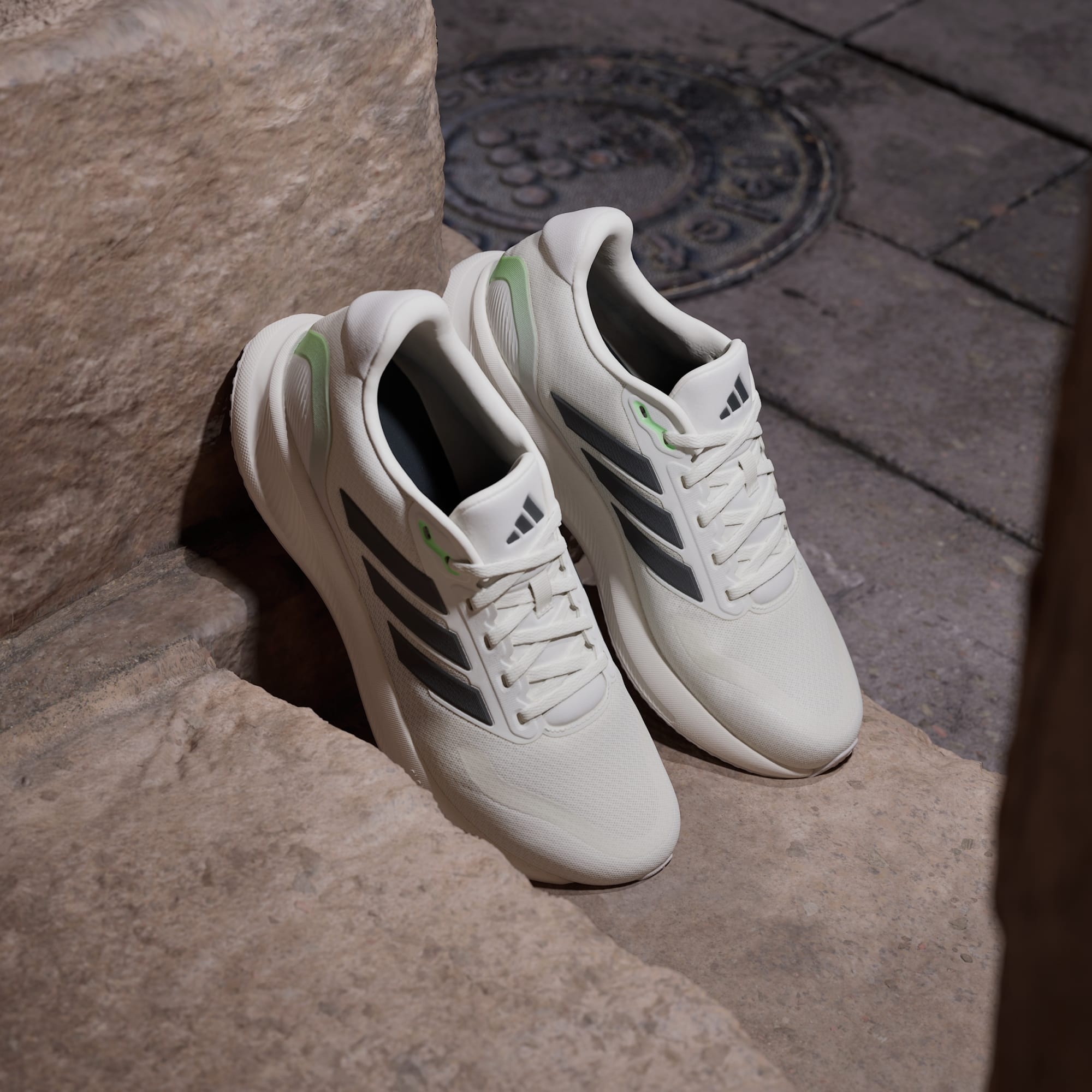 Кросівки Adidas Runfalcon 5 46 11,5 US 29,5 см Молочний 1159855362 — фото 6