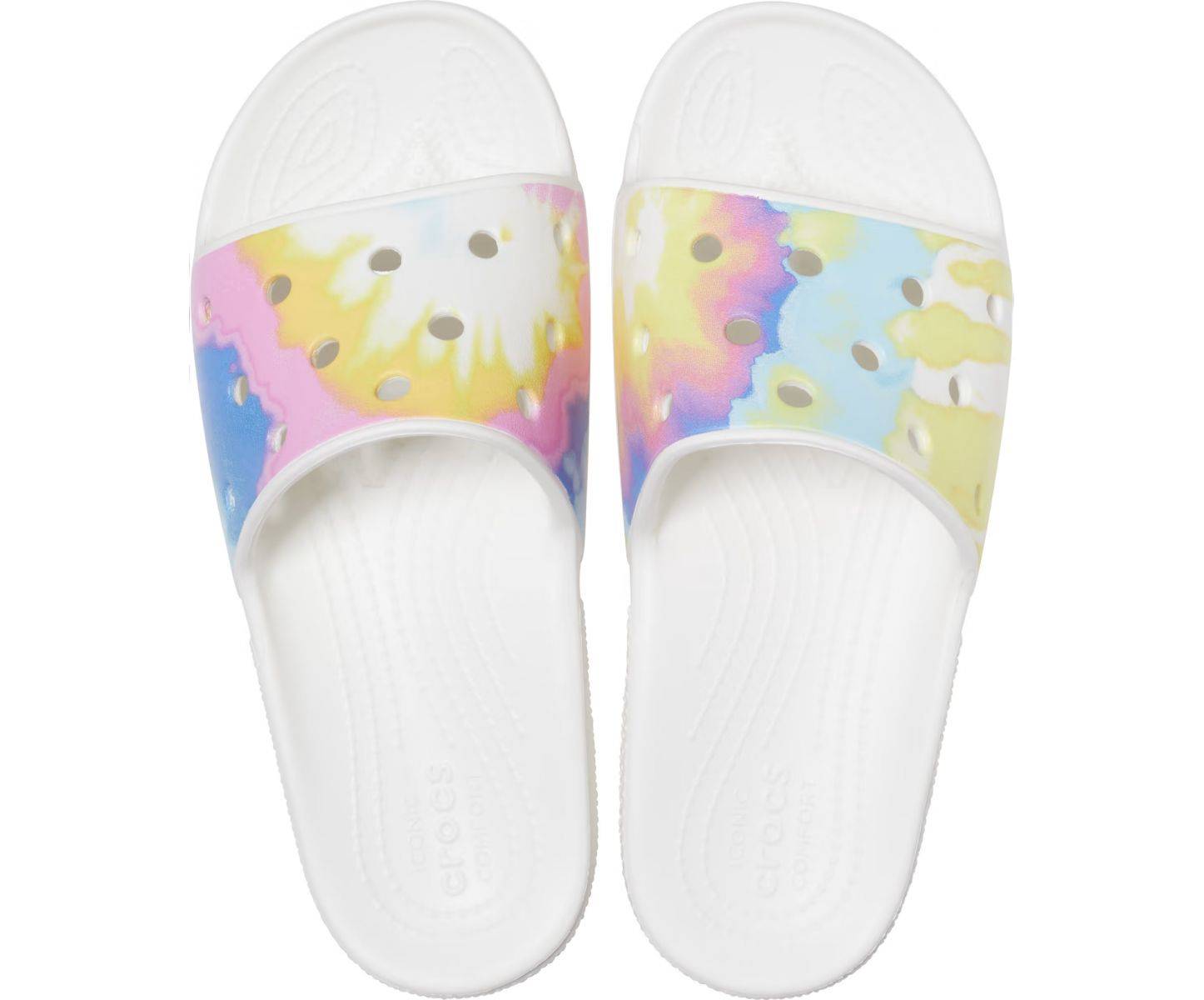 Чоловічі шльопанці Crocs Tie-Dye Graphic Slide 1159806664 — фото 1
