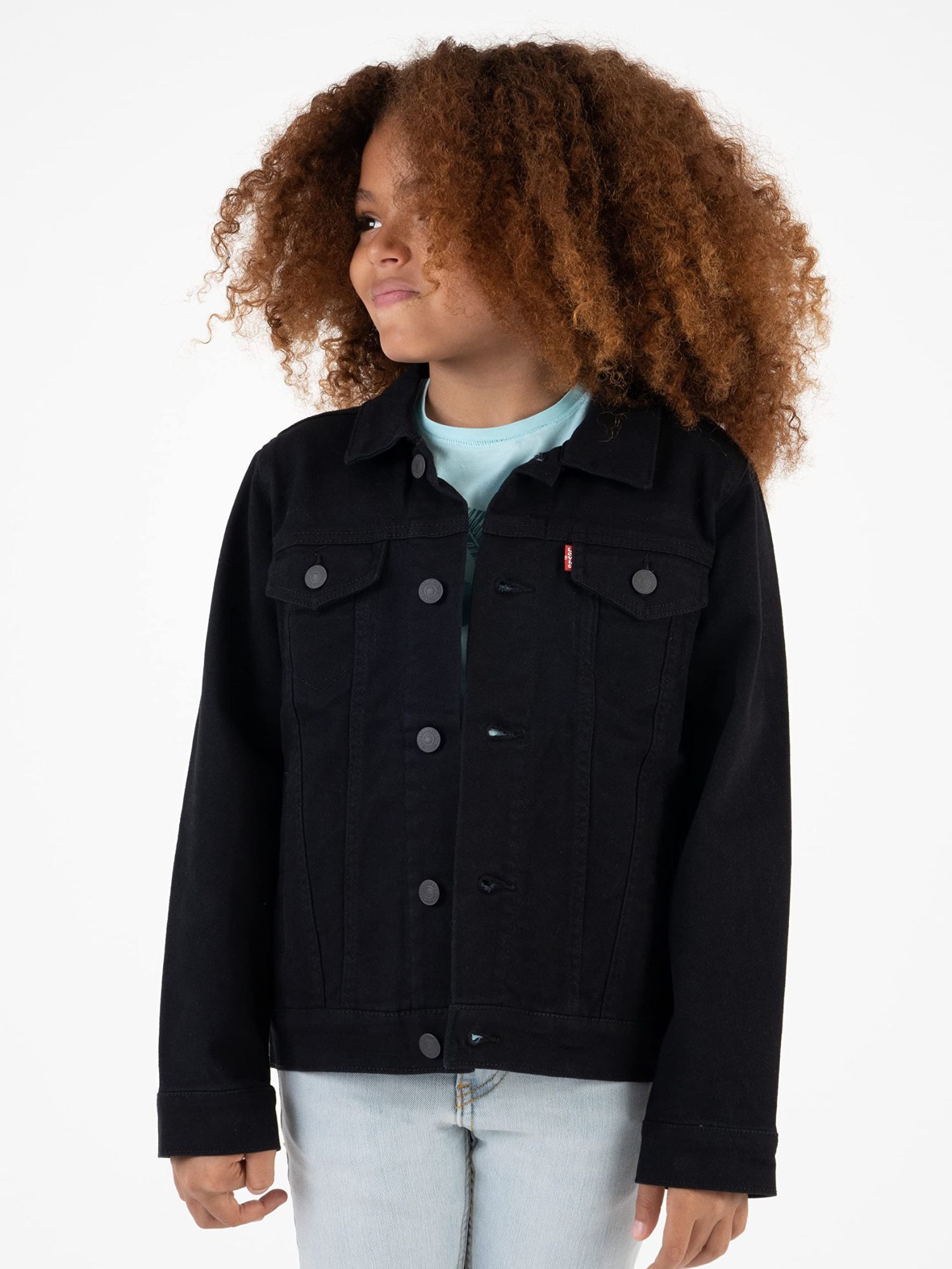 Підліткова джинсова куртка Levi's 1159818770 — фото 4